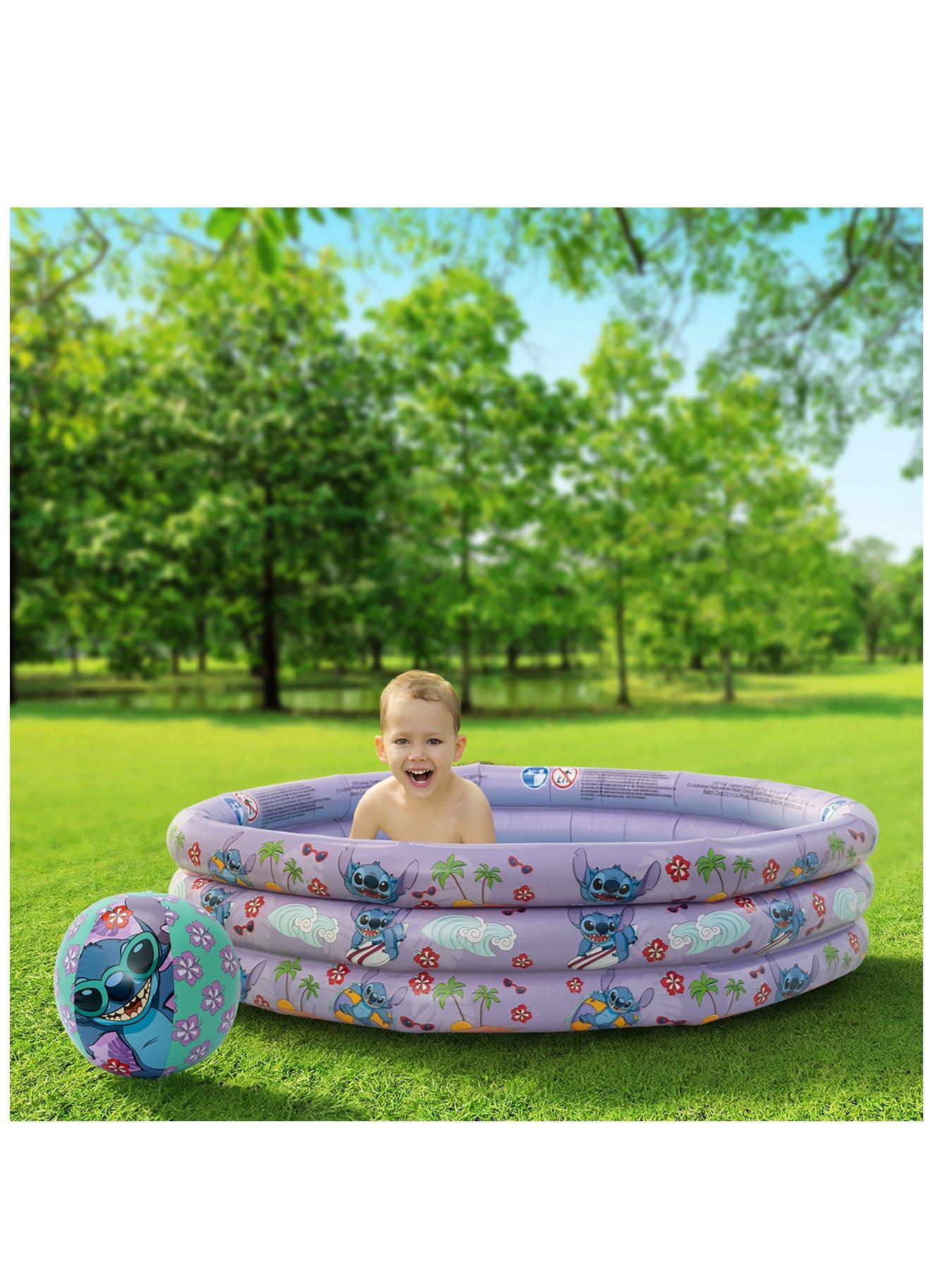 Image 1 of 6 of Disney Stitch Stitch 3 Ring Pool and Beach Ball
