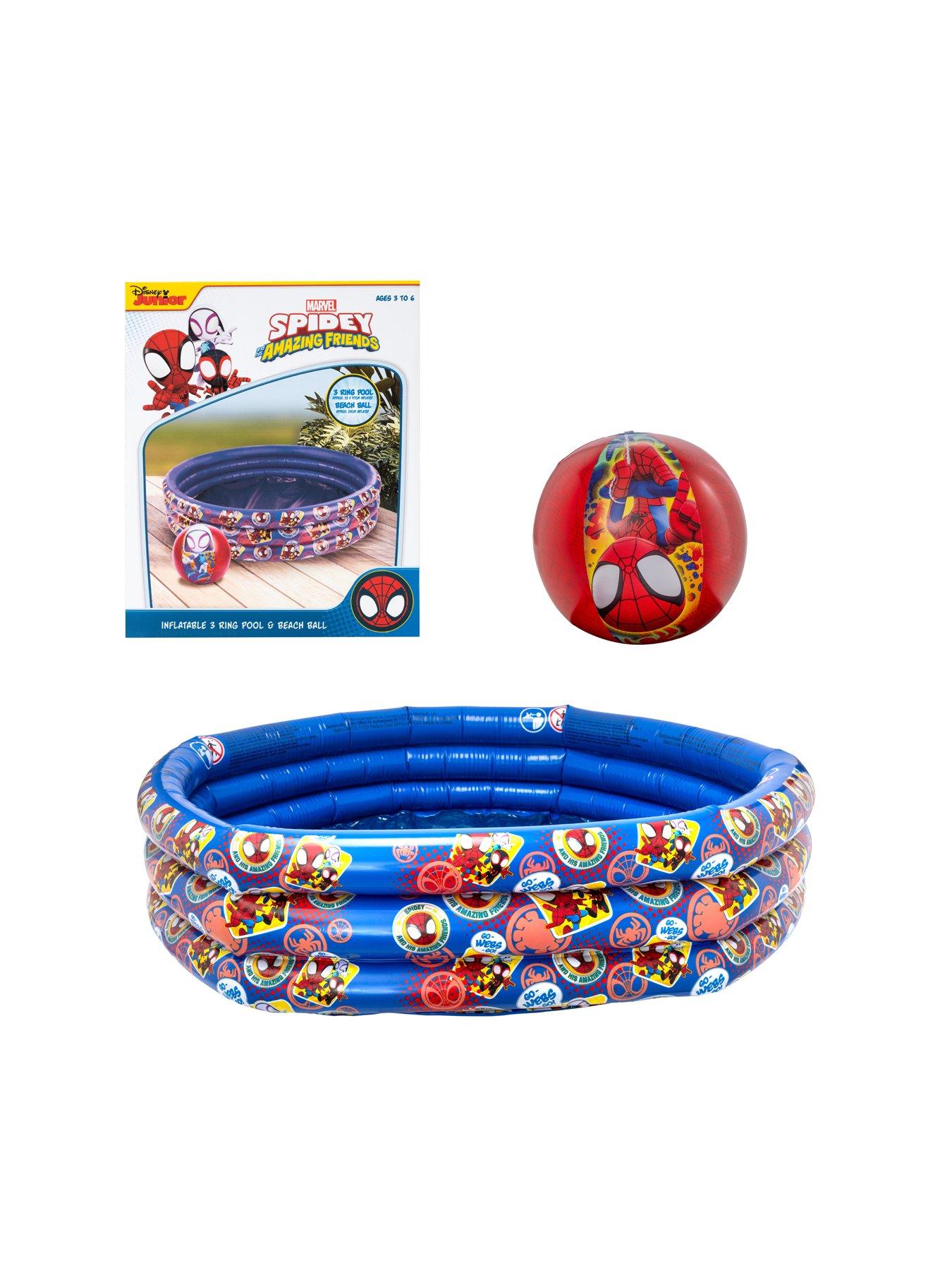 Image 2 of 6 of Spiderman Spidey 3 Ring Pool and Beach Ball