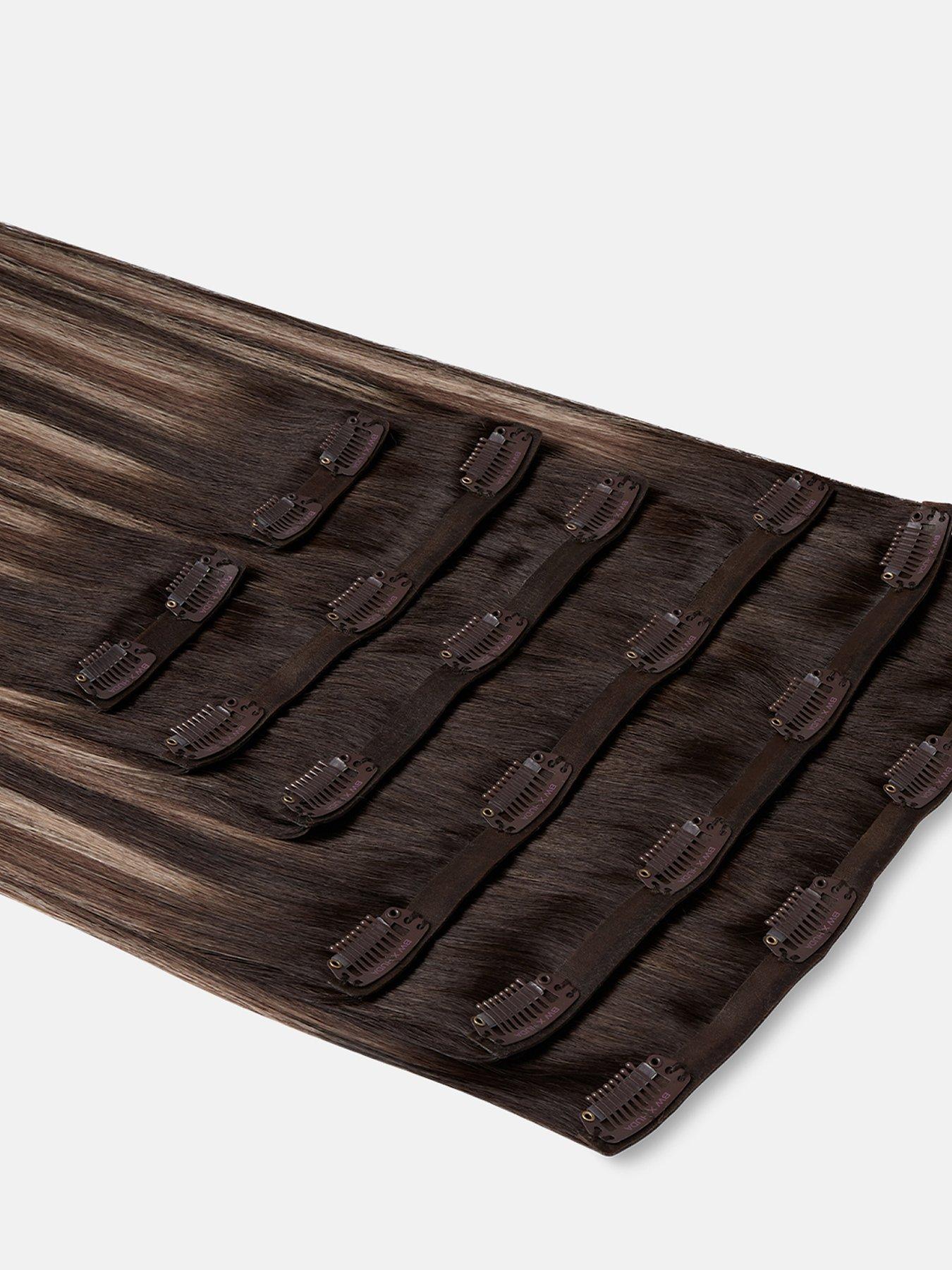 Image 1 of 8 of Beauty Works Beauty Works x Huda BARELY THERE Clip ins 18" Spiced Oud