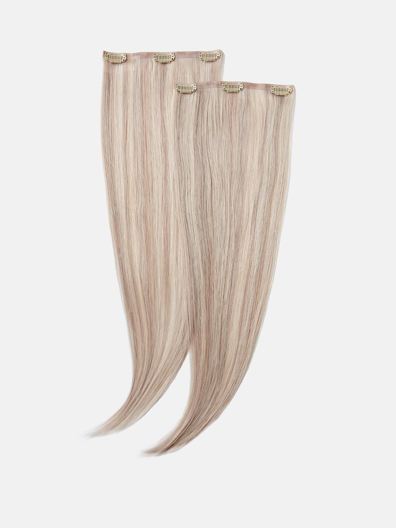 Beauty Works Beauty Works x Huda BARELY THERE Mix  &  Match Duo 20" Iced Blonde