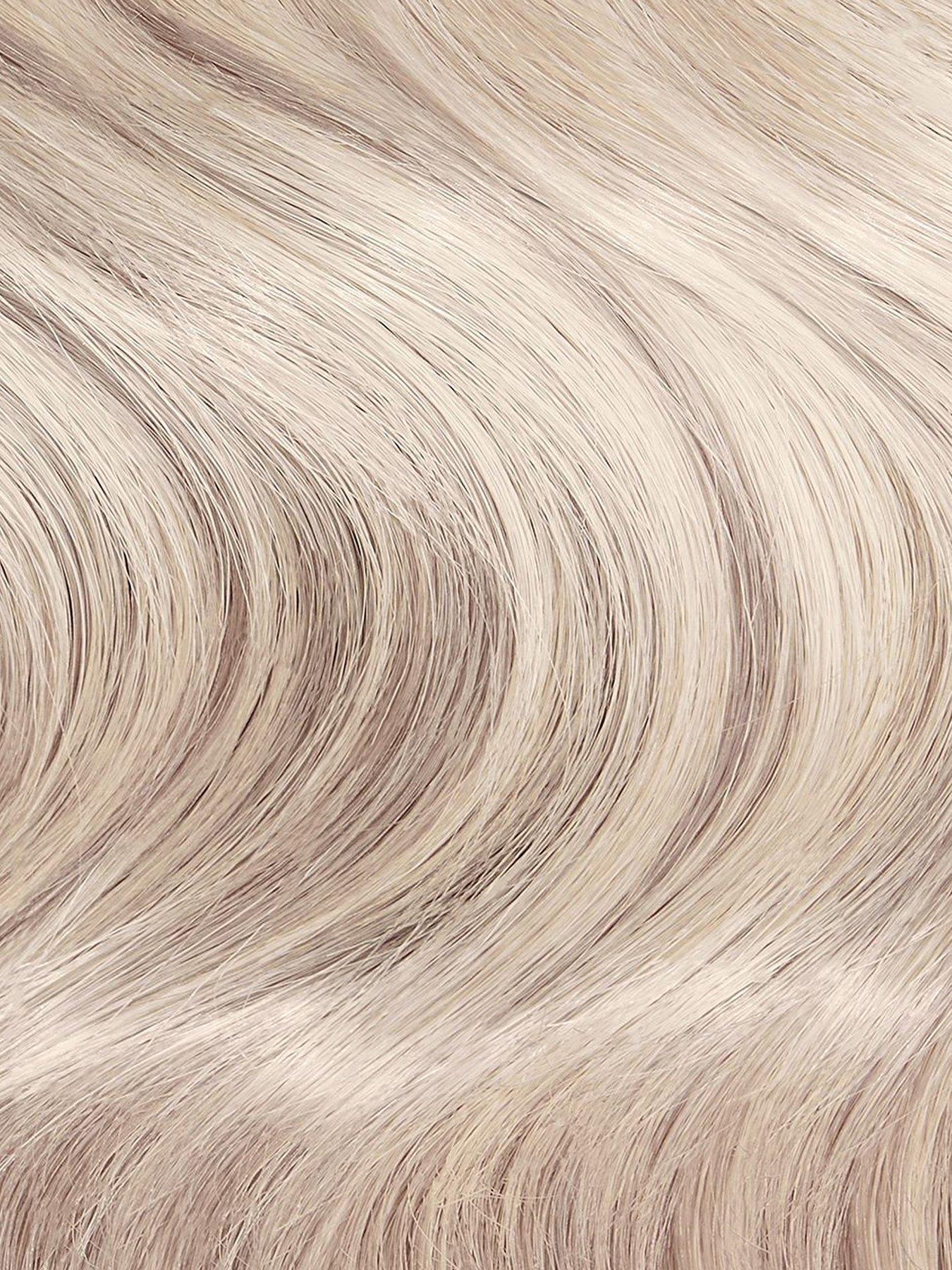 Image 2 of 8 of Beauty Works Beauty Works x Huda BARELY THERE Mix &amp; Match Minis 20" Iced Blonde