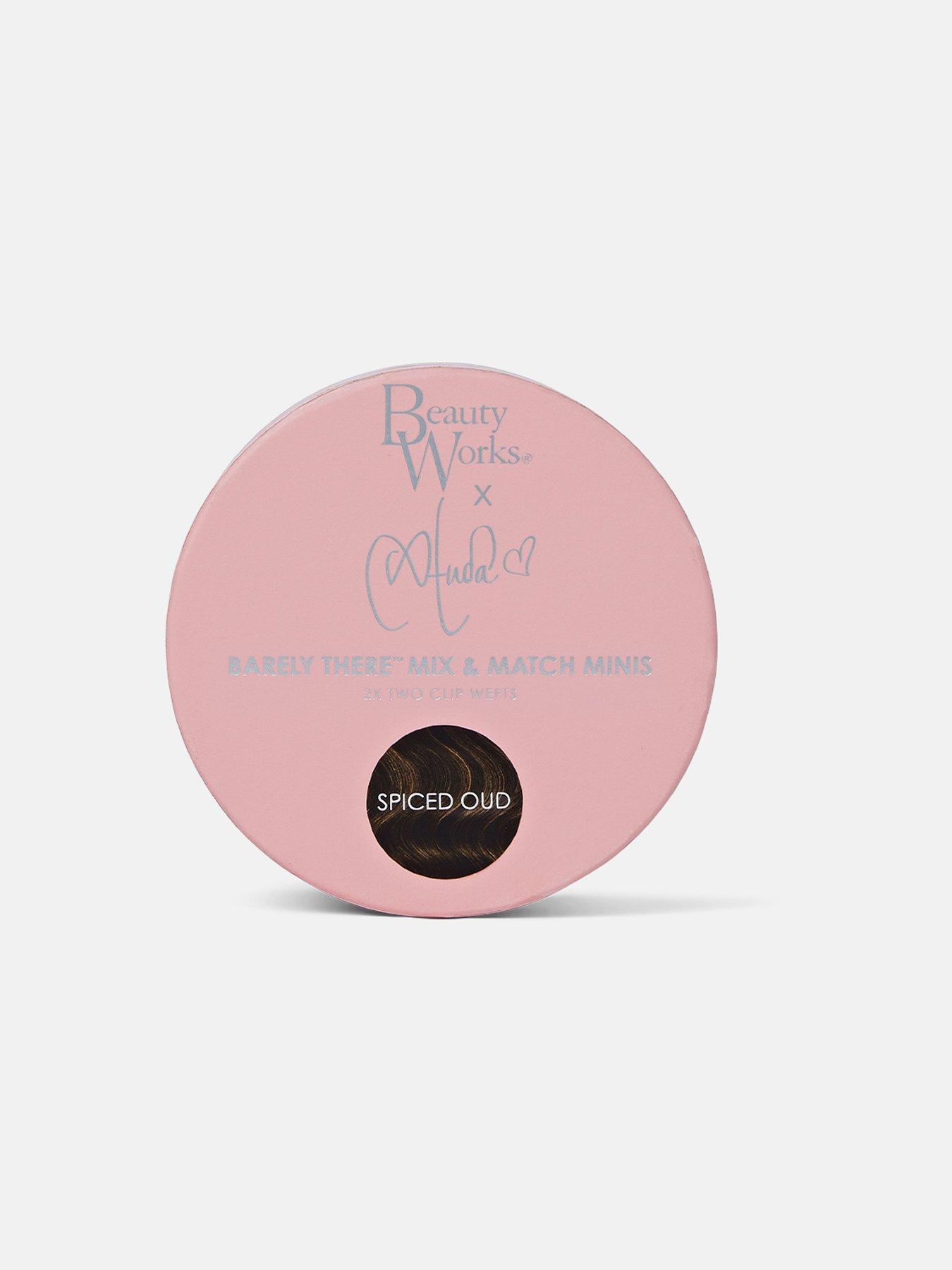 Image 6 of 8 of Beauty Works Beauty Works x Huda BARELY THERE Mix &amp; Match Minis 20" Iced Blonde