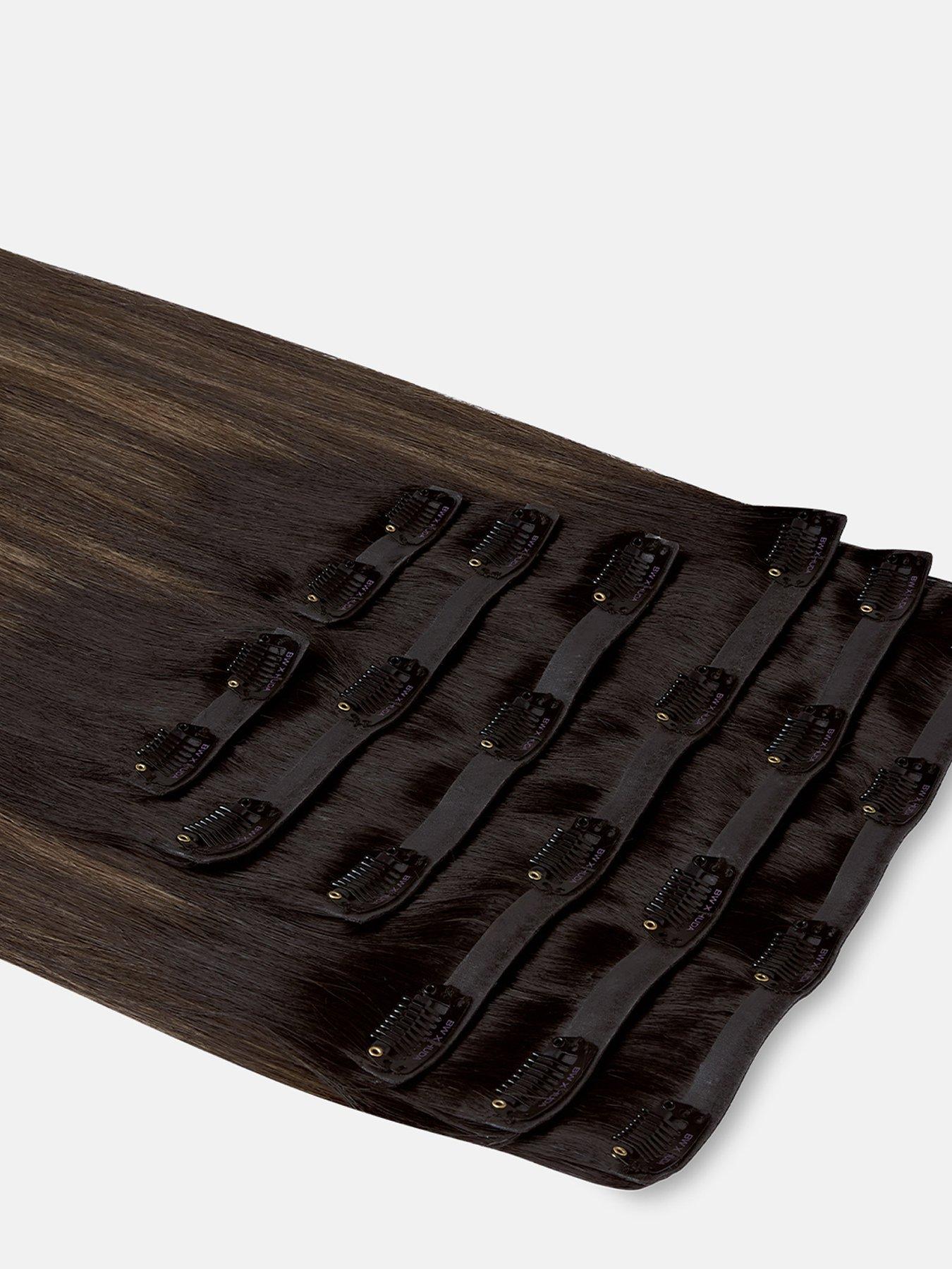 Image 1 of 8 of Beauty Works Beauty Works x Huda BARELY THERE Clip ins 20" Huda