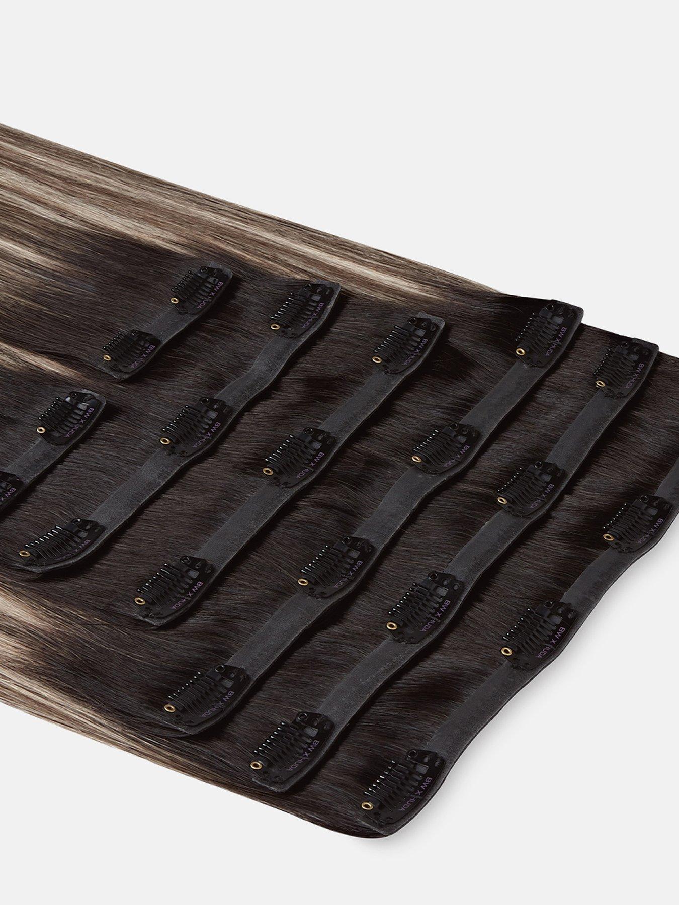 Image 1 of 8 of Beauty Works Beauty Works x Huda BARELY THERE Clip ins 20" Desert Dune