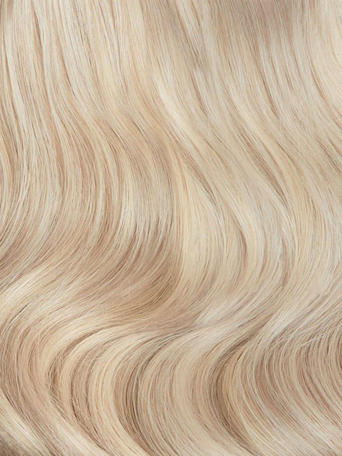 Image 2 of 7 of Beauty Works Beauty Works x Huda BARELY THERE Clip ins 20" Bohemian Blonde