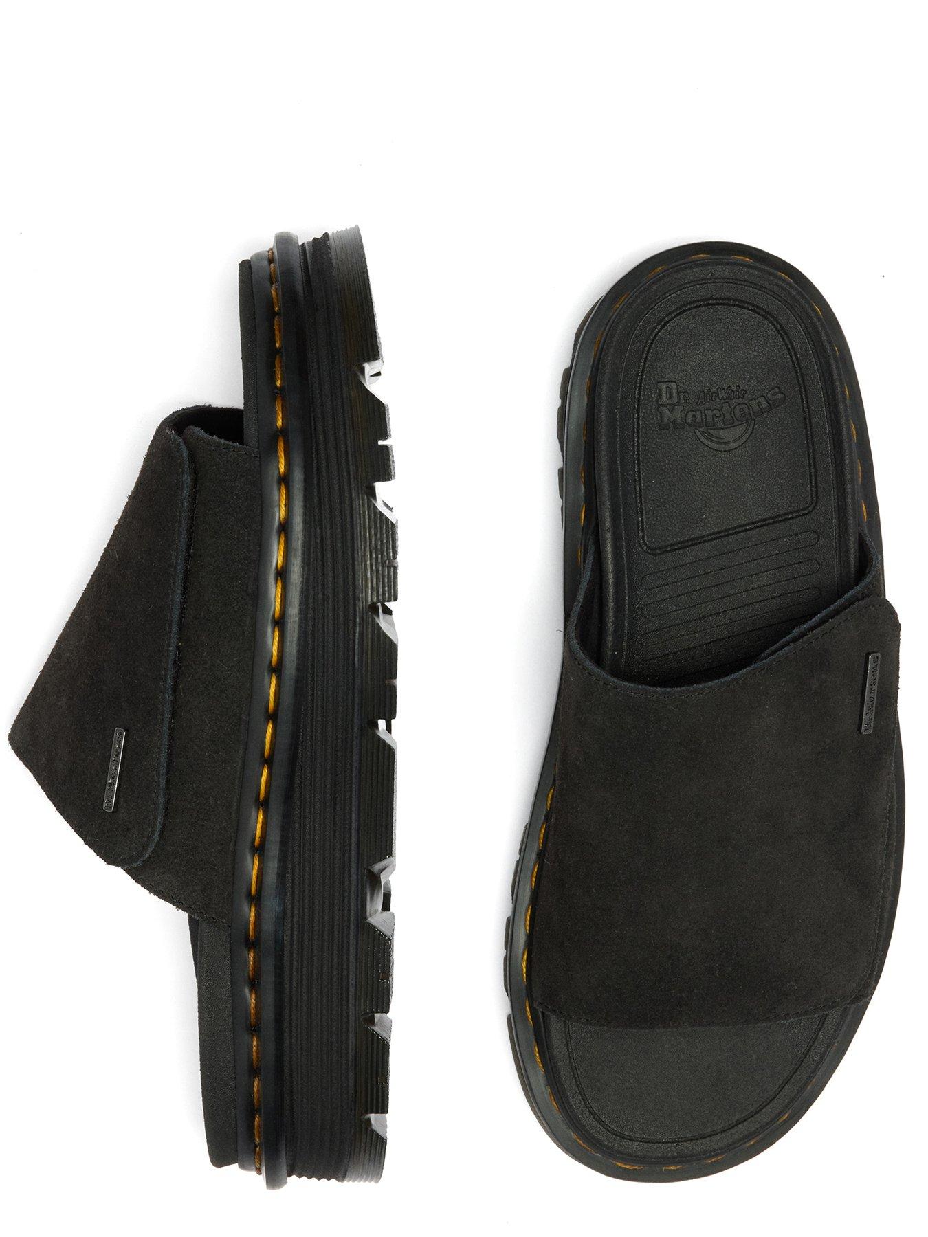 dr-martens-zebzag-suede-sliders-blackoutfit