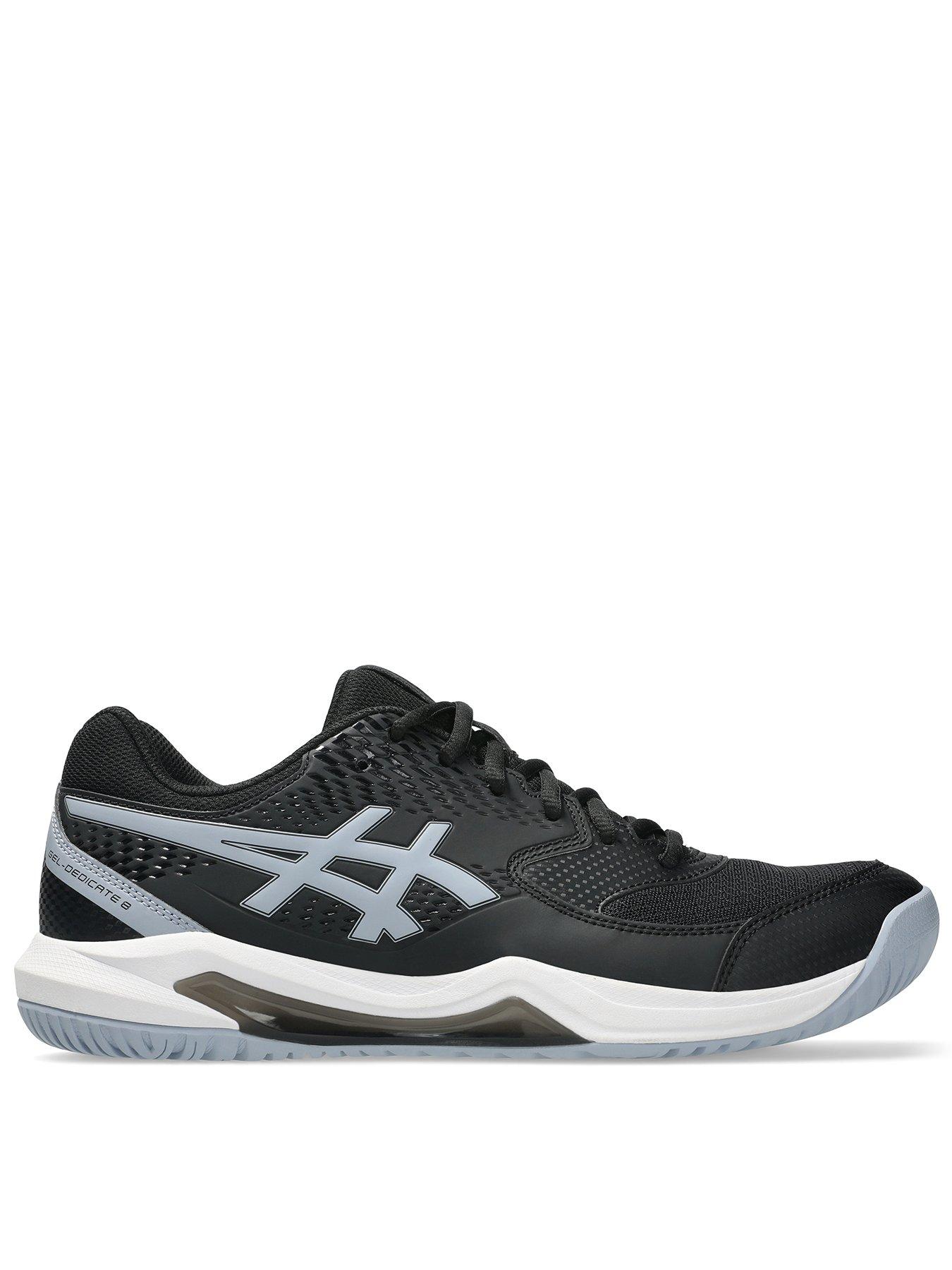 Image 1 of 6 of Asics Mens Tennis Gel-Dedicate 8 Trainers - Black