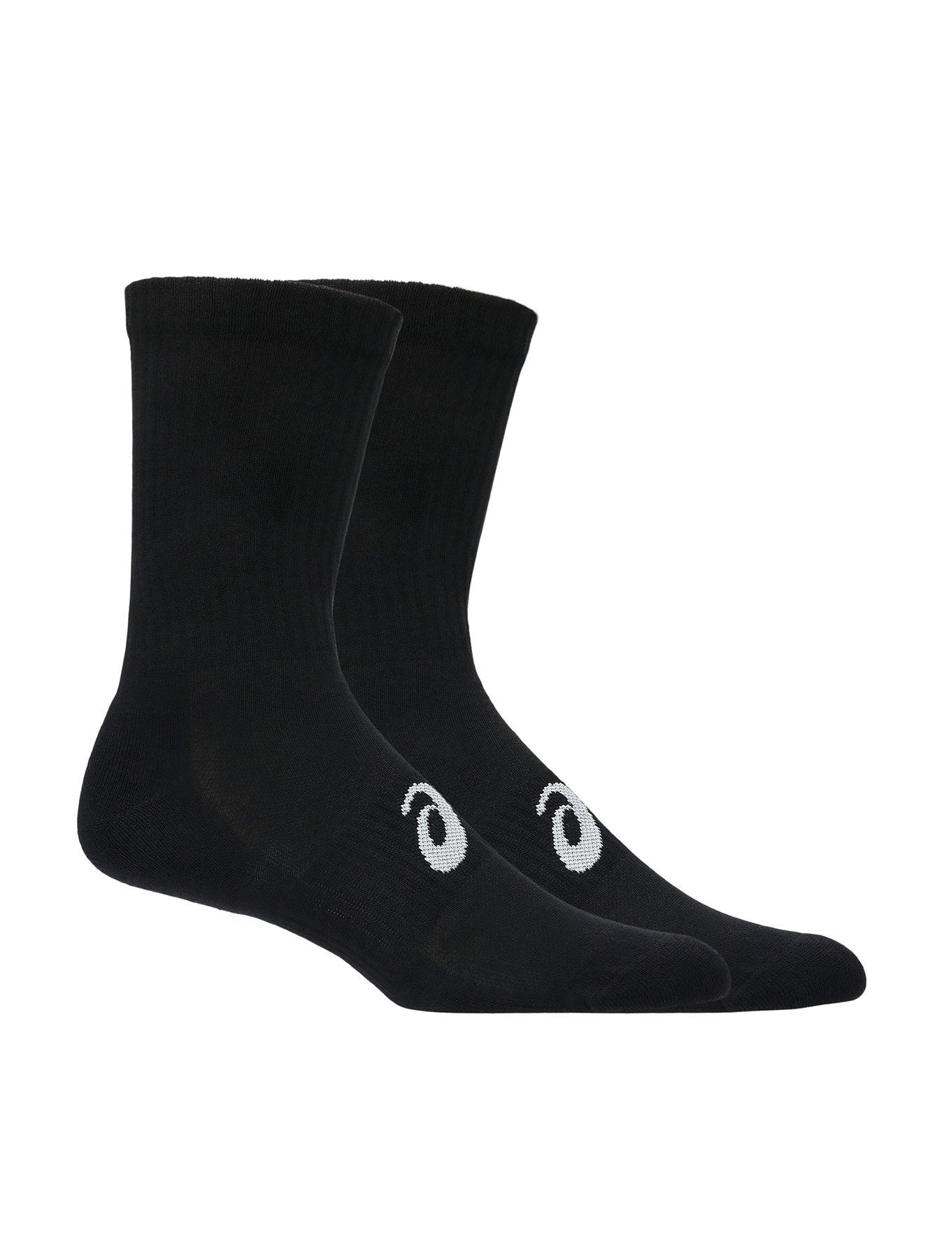 asics-unisex-running-3-pack-crew-socks-blackfront