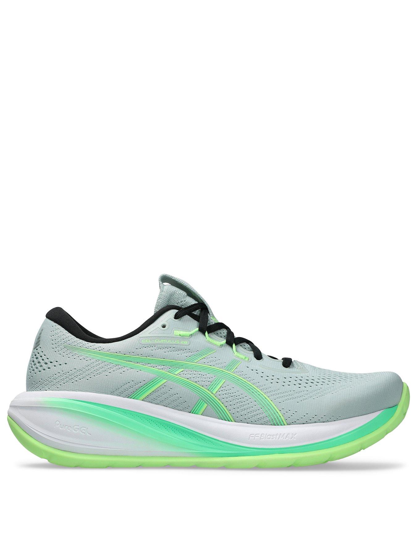 asics-mens-running-gel-cumulus-28-trainers-green