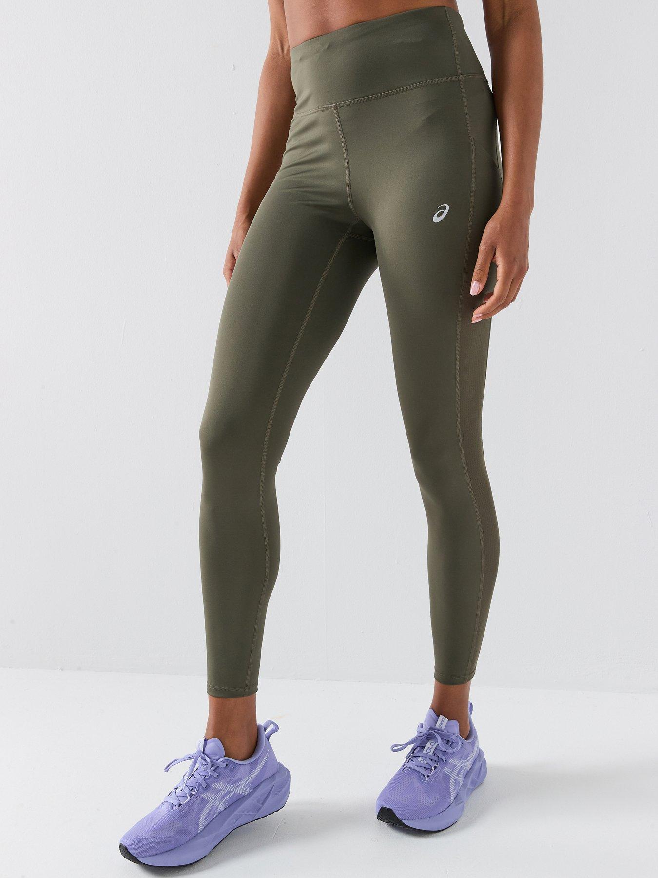 Image 1 of 6 of Asics Womens Running Core Tights - Khaki