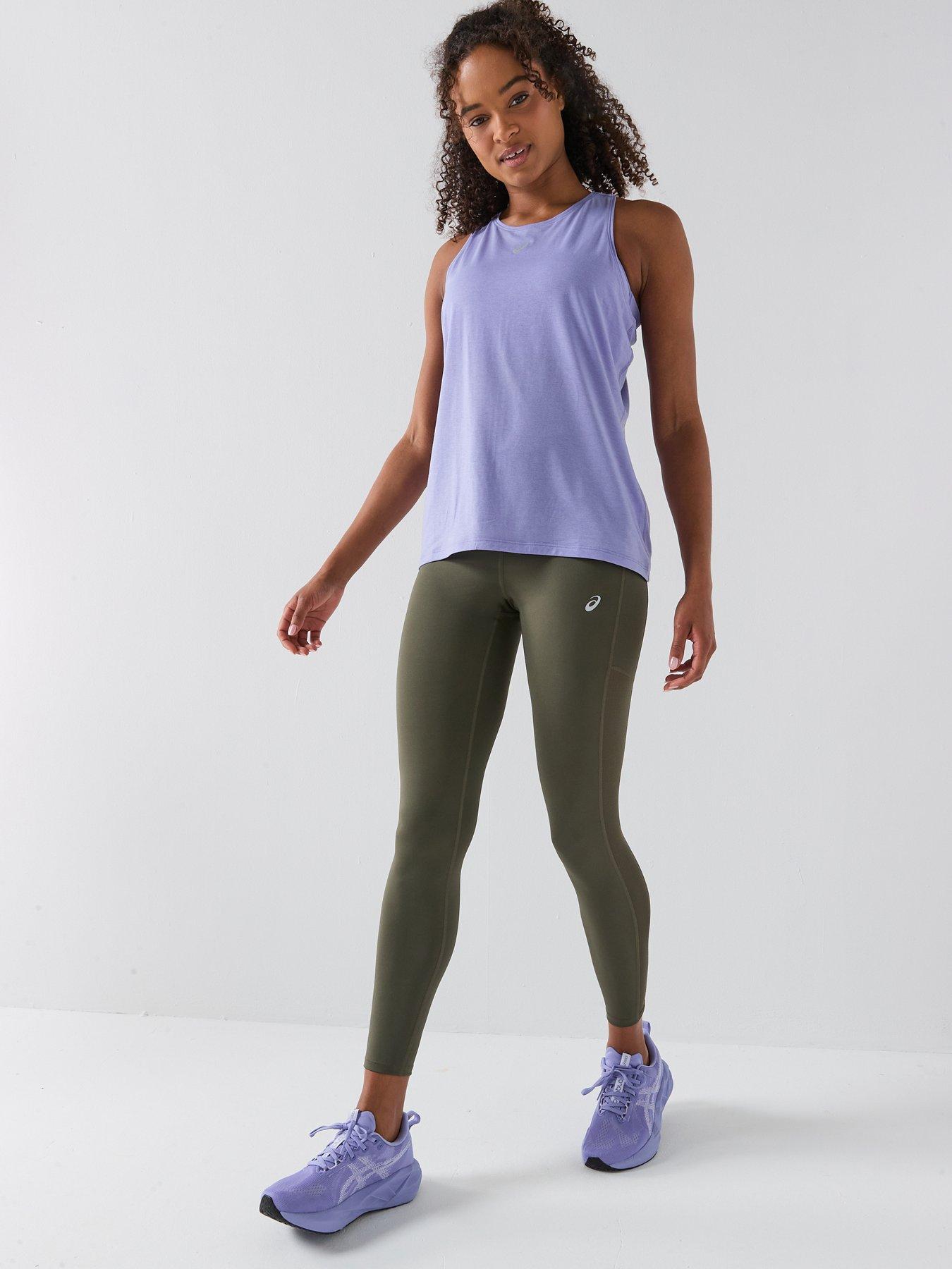 Image 3 of 6 of Asics Womens Running Core Tights - Khaki