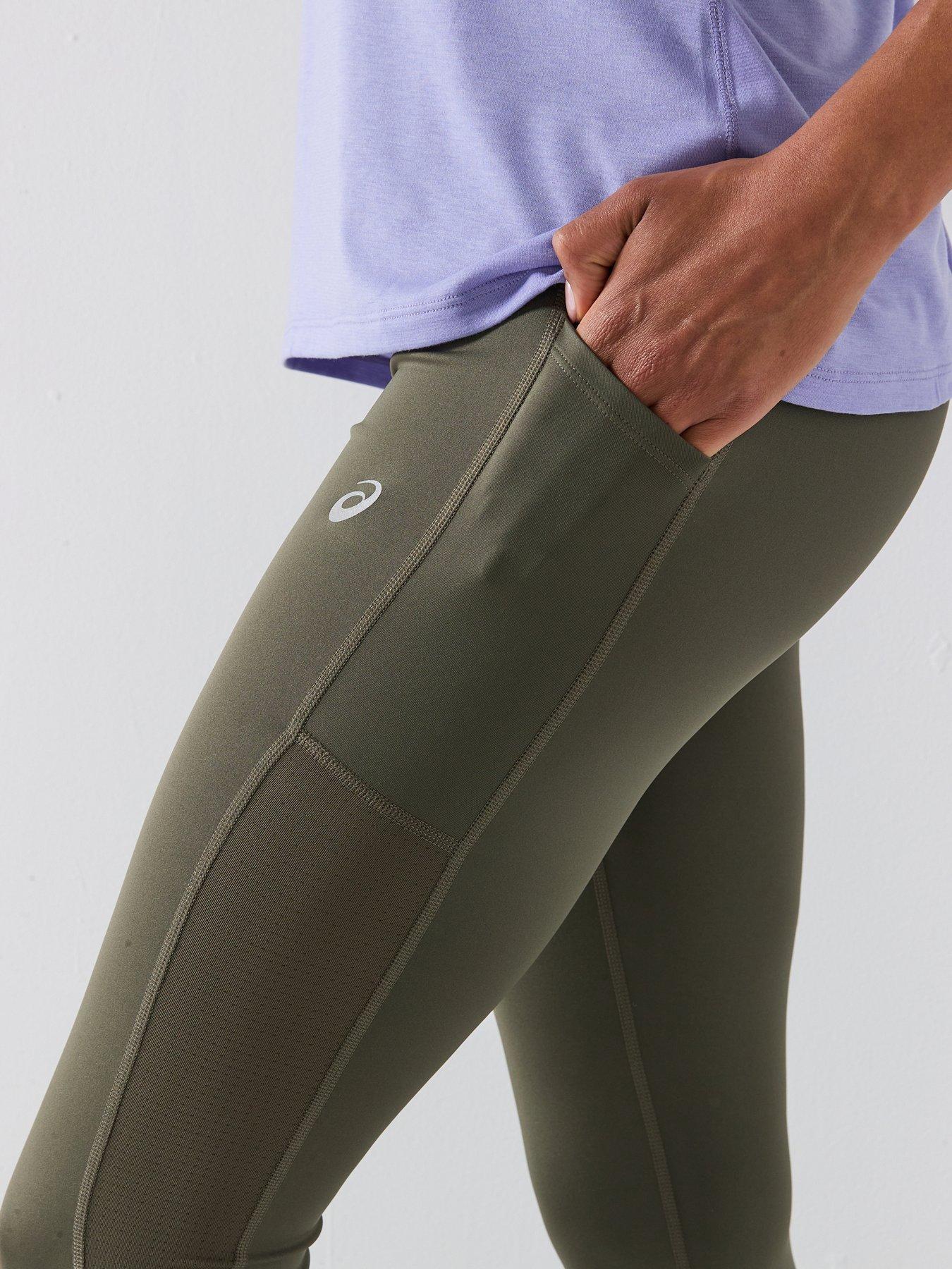 Image 5 of 6 of Asics Womens Running Core Tights - Khaki