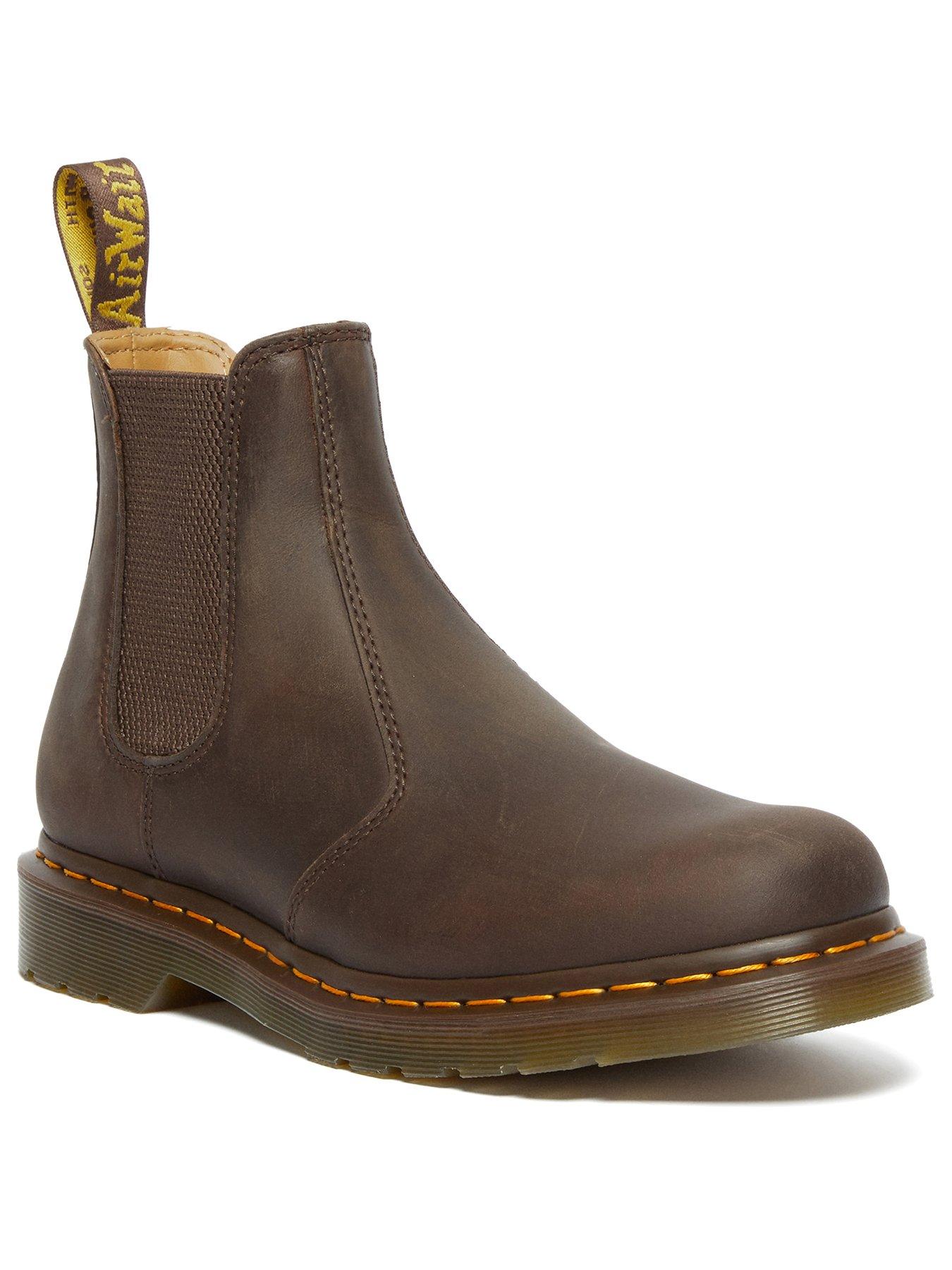 Image 2 of 6 of Dr Martens 2976 Ys Chelsea Boot Dark Brown Crazy Horse