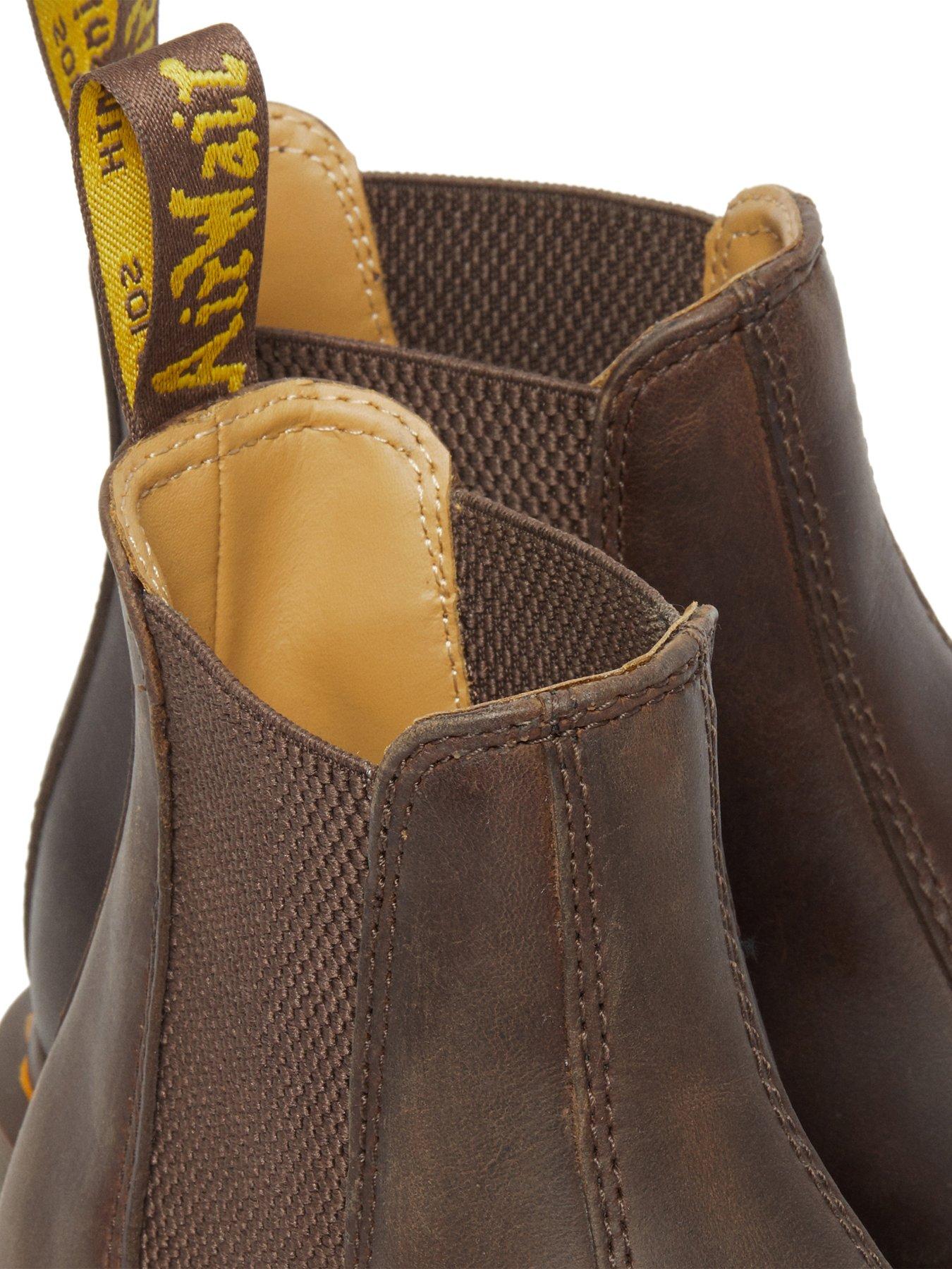 Image 6 of 6 of Dr Martens 2976 Ys Chelsea Boot Dark Brown Crazy Horse
