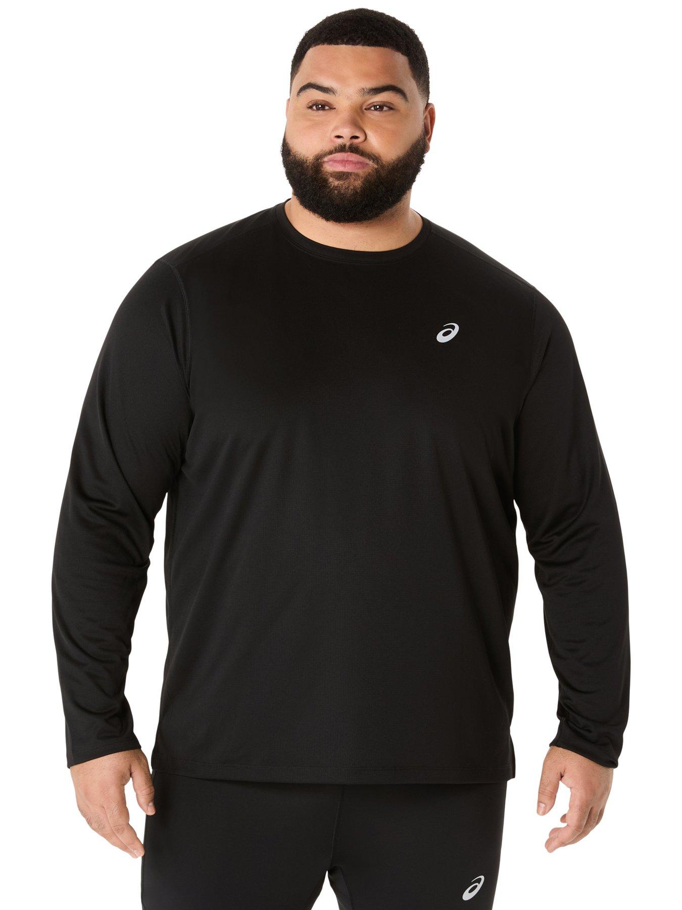 Asics Mens Running Core Long Sleeve T-Shirt- Black