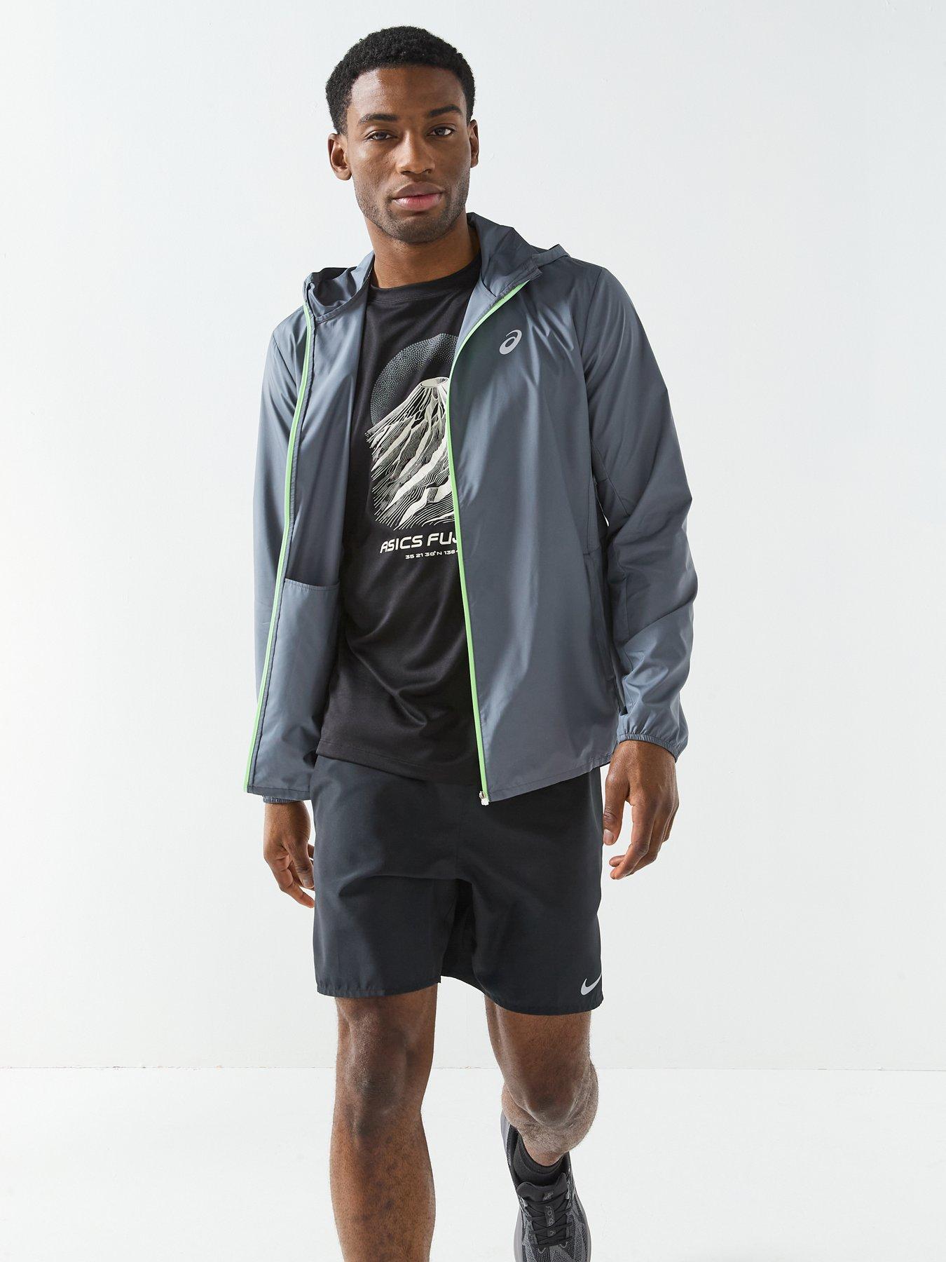 Image 3 of 6 of Asics Mens Running Core Jacket - Grey