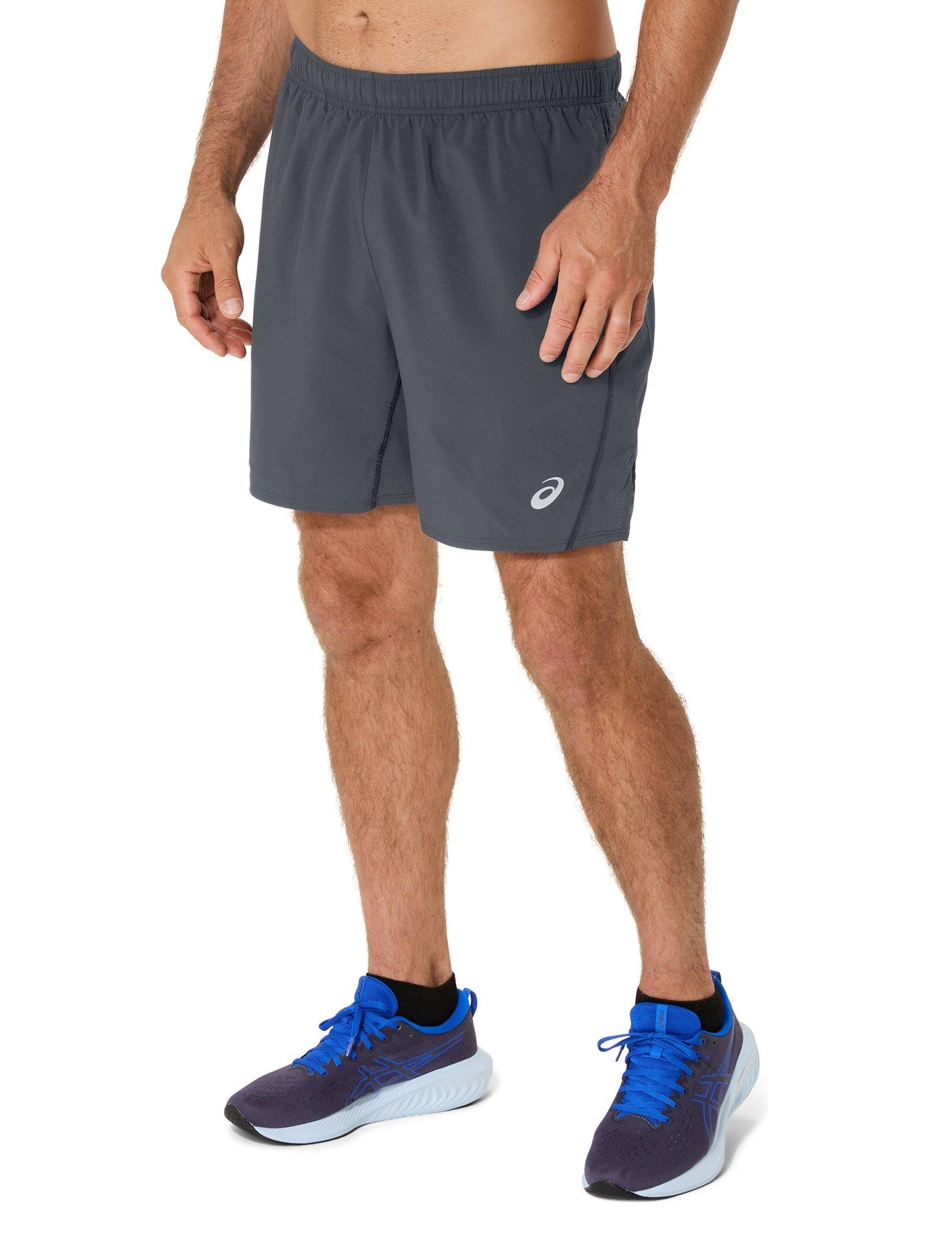 Image 4 of 6 of Asics Mens Running Core 7Inch Shorts- Grey