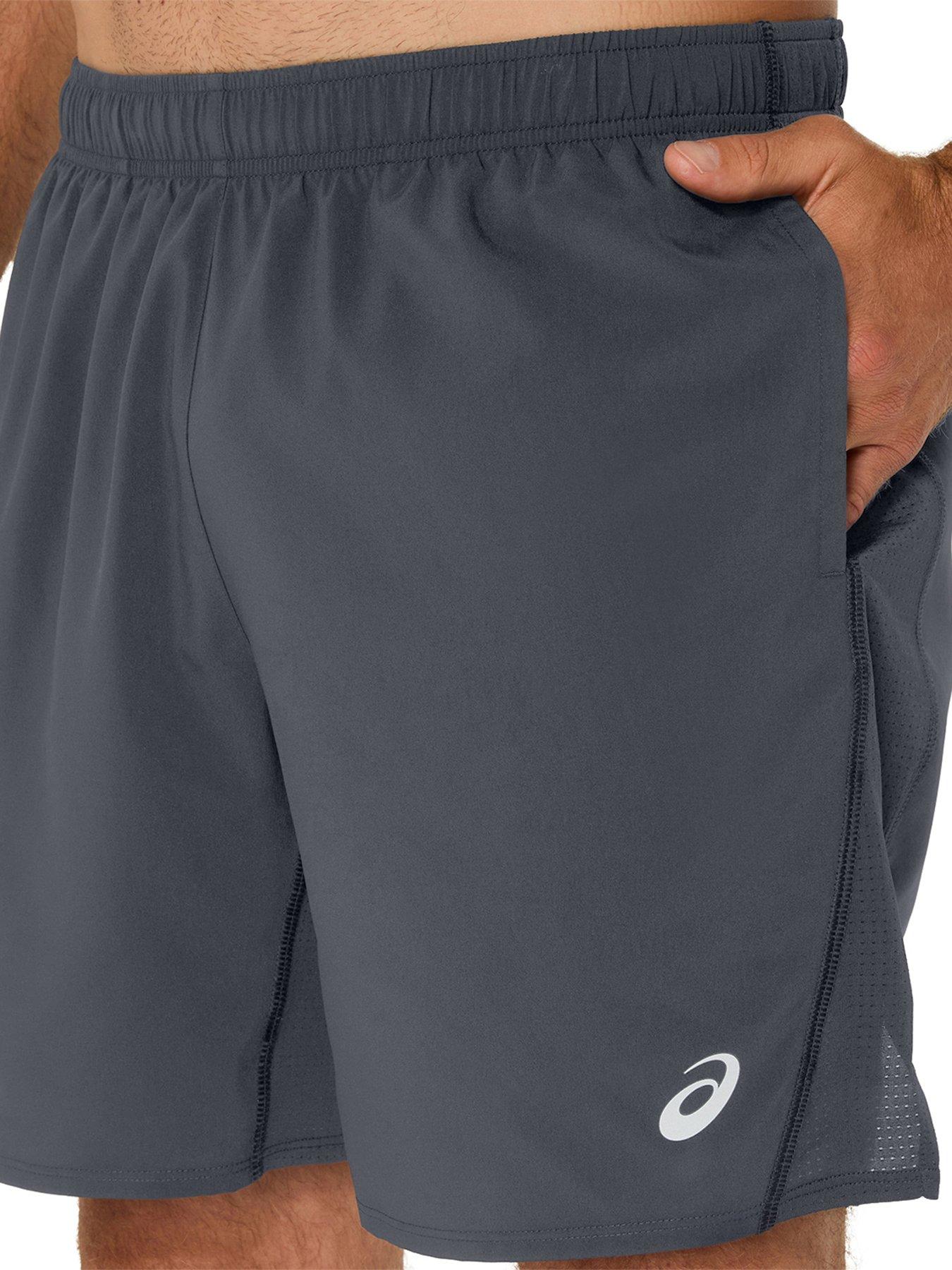 Image 5 of 6 of Asics Mens Running Core 7Inch Shorts- Grey