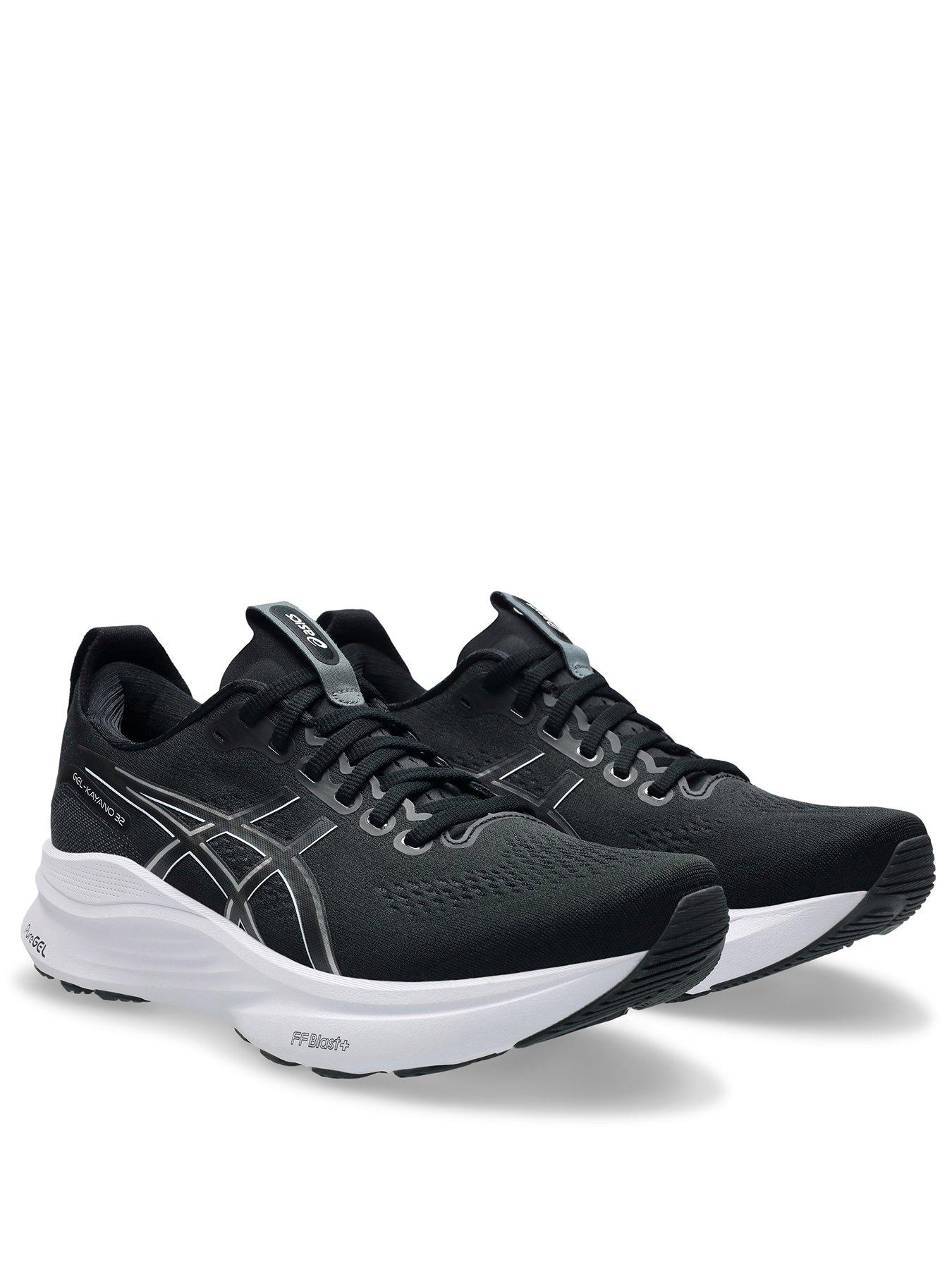 asics-mens-running-gel-kayano-32-trainers-blackwhitestillFront