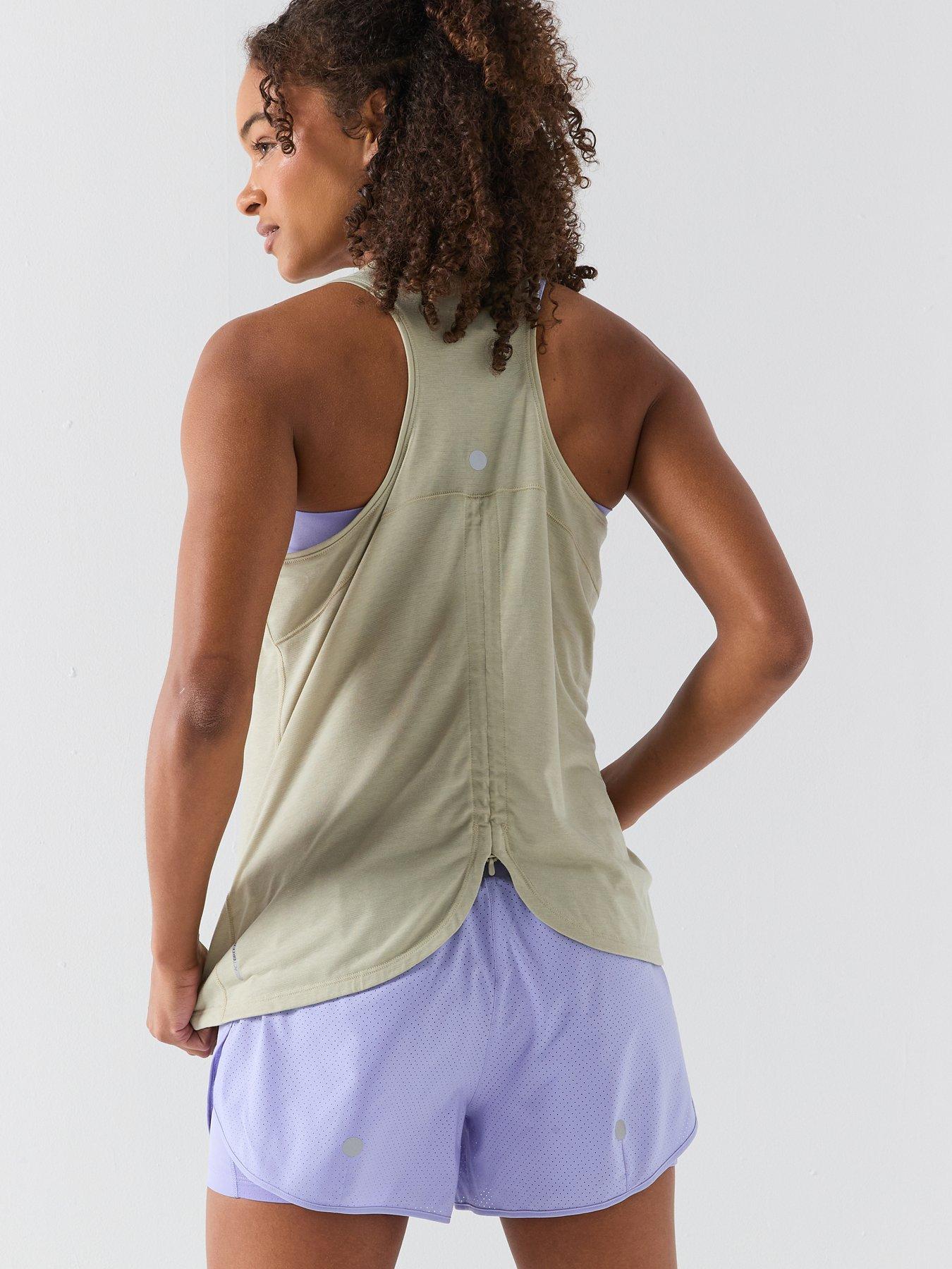 Image 2 of 6 of Asics Womens Running Nagino Adjustable Tank - Khaki