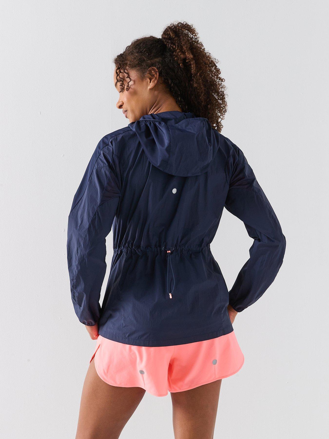 Image 2 of 6 of Asics Womens Running Road Packable Jacket - Navy