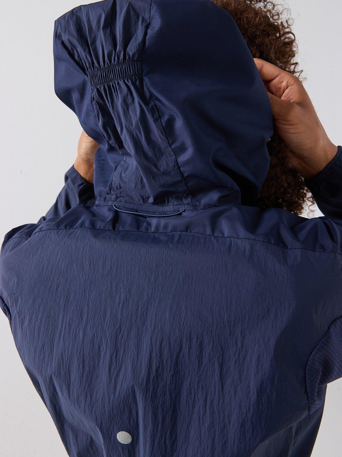 Image 5 of 6 of Asics Womens Running Road Packable Jacket - Navy