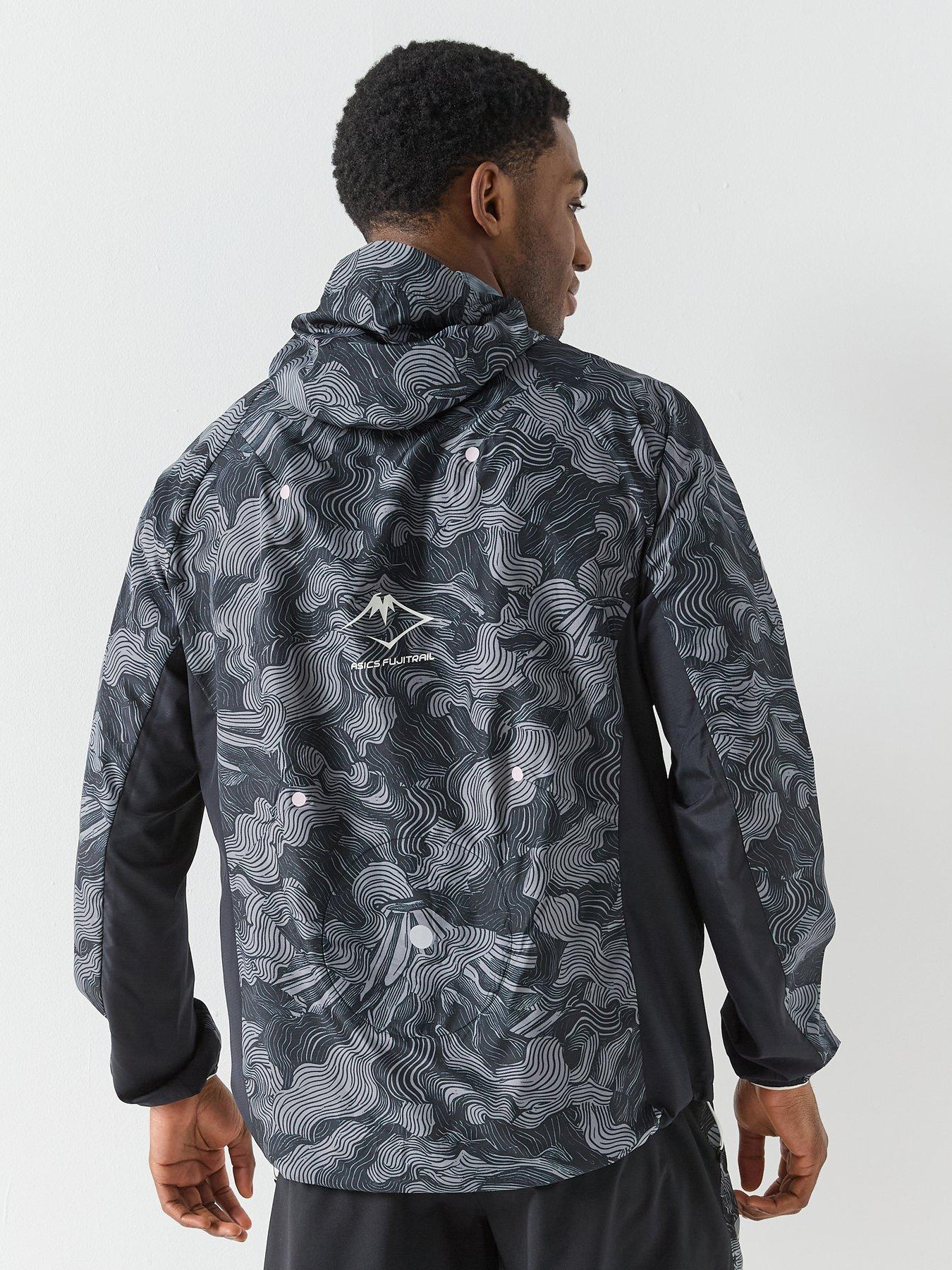 Image 2 of 6 of Asics Mens Running Fujitrail Packable Jacket - Black