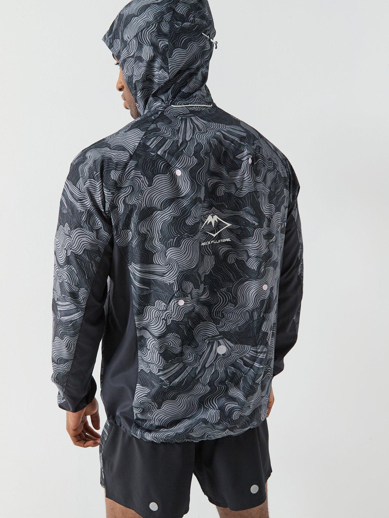 Image 5 of 6 of Asics Mens Running Fujitrail Packable Jacket - Black