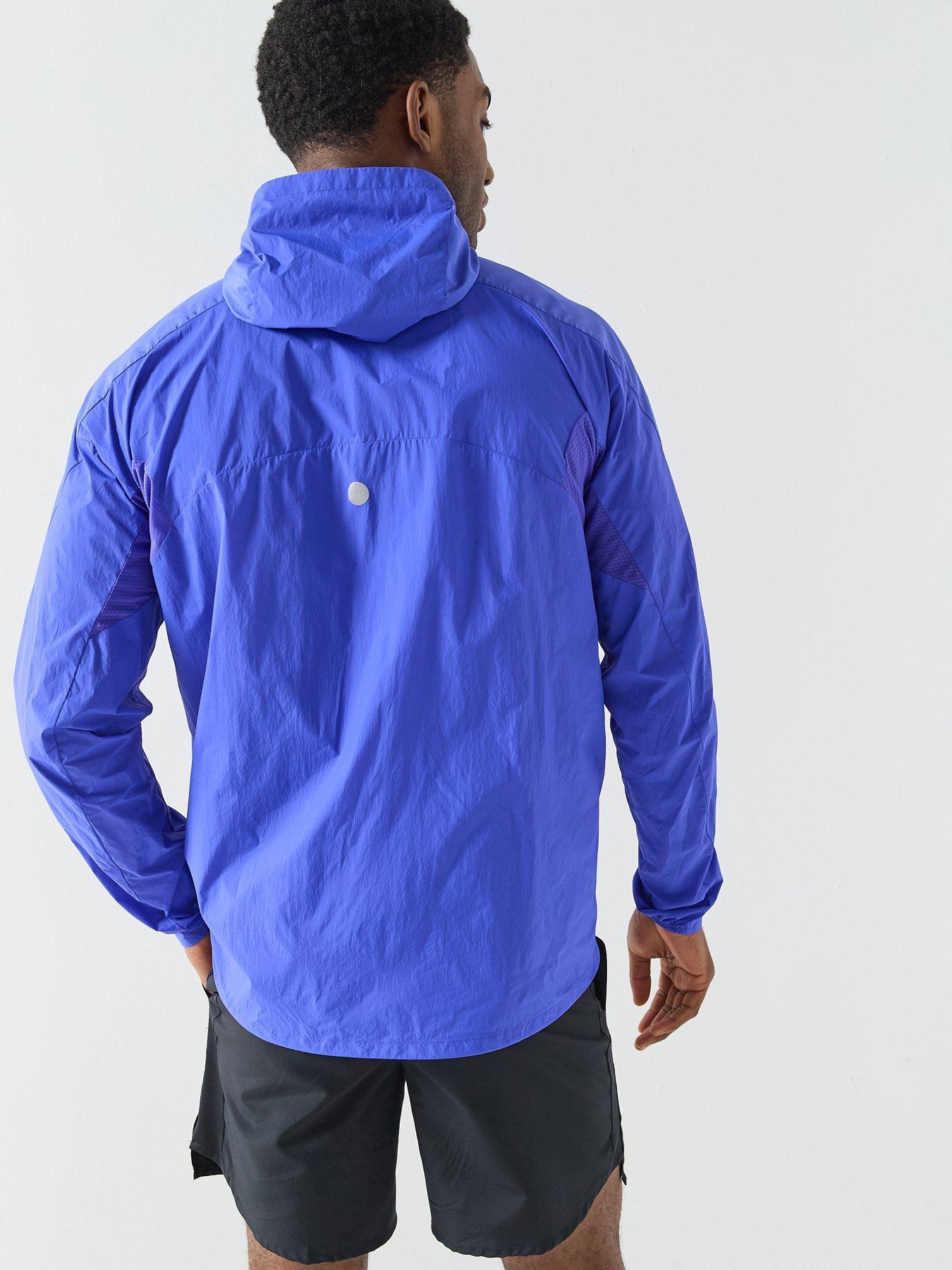 Image 2 of 6 of Asics Mens Running Road Packable Jacket - Blue