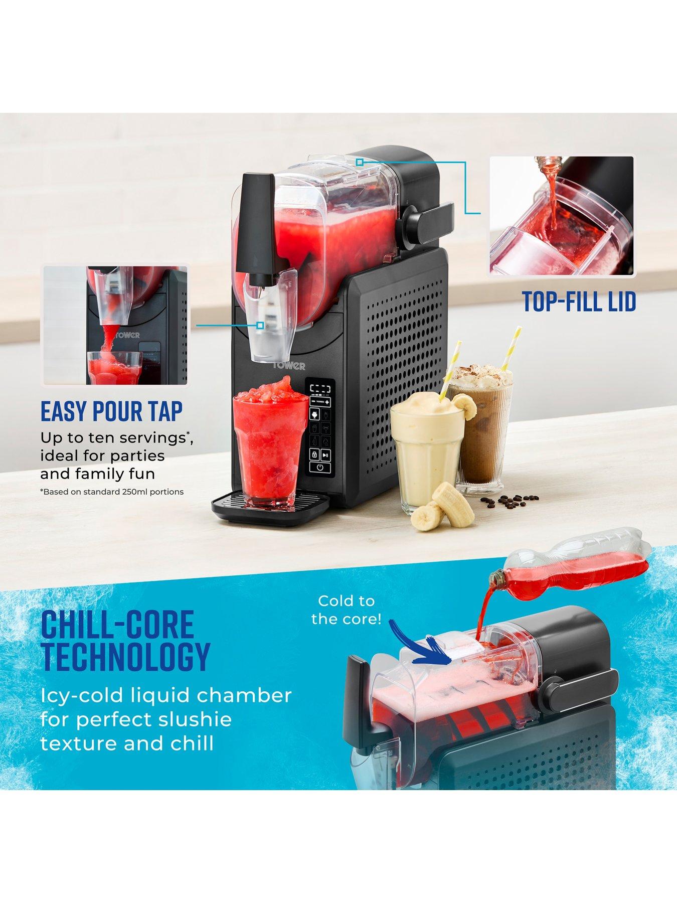 tower-t19058-frozen-drink-slushie-maker-with-digital-display-5-drink-pre-sets-and-self-clean-function-26l-tank-capacity-220w-blackdetail