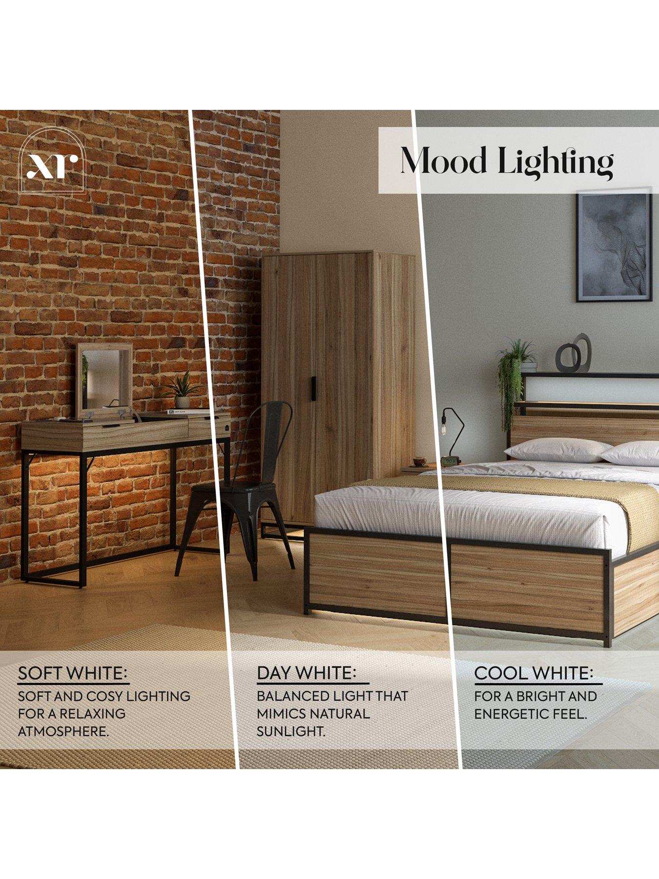 Image 5 of 8 of XR Living Denver Dressing Table With Mirror, Wireless Charging And App Control