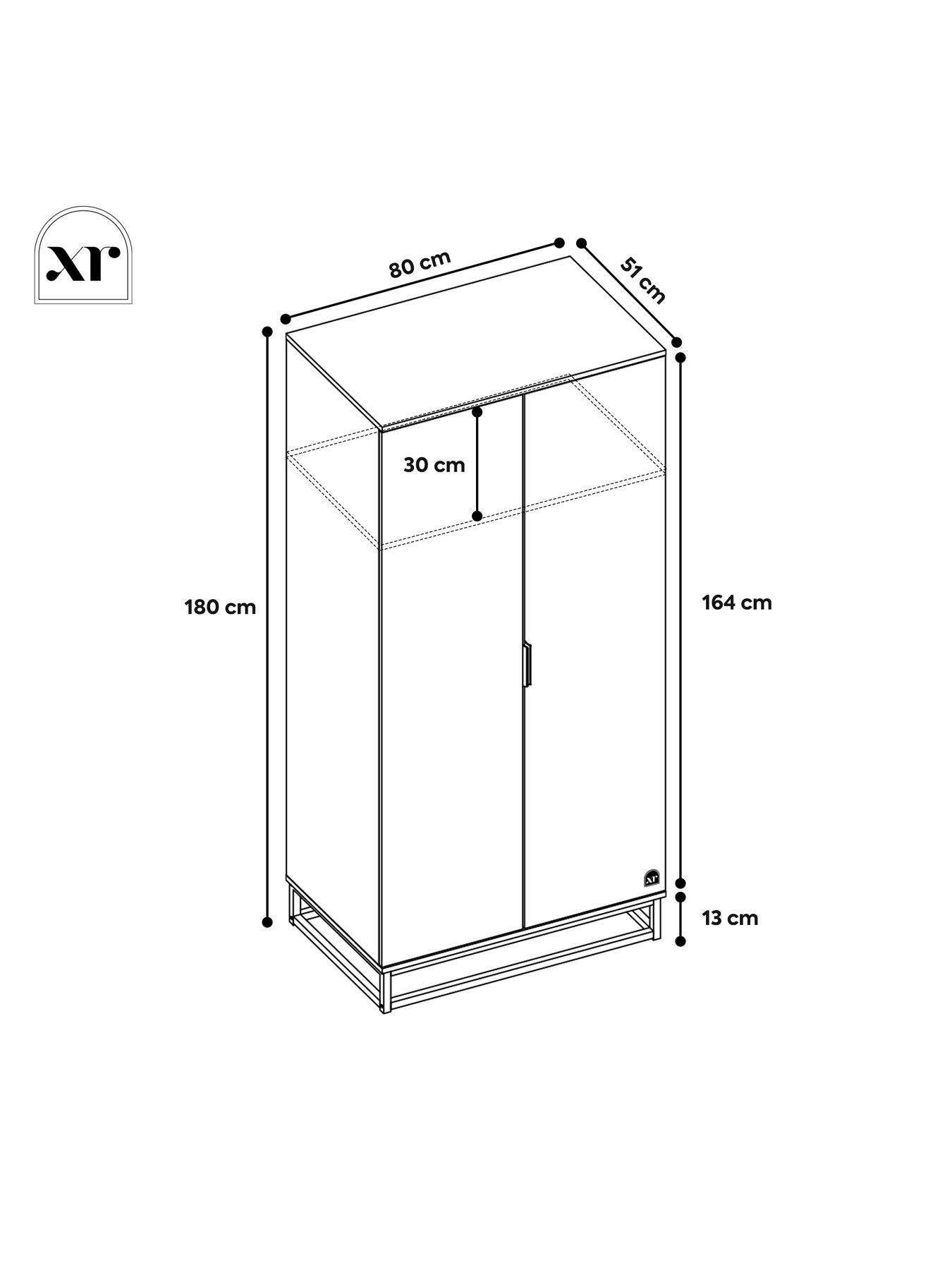 Image 7 of 7 of XR Living Denver Wardrobe With Led App Control