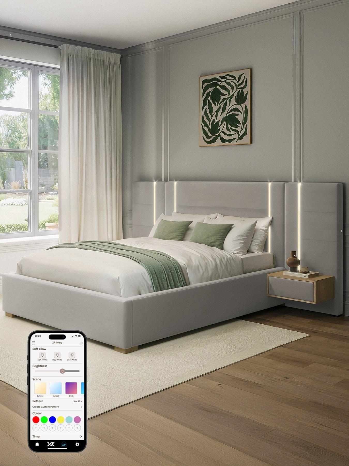 xr-living-amelia-hotel-bed-with-app-control-lightsfront