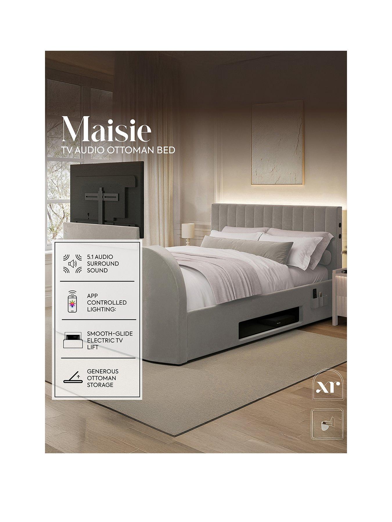 xr-living-maisie-51-true-surround-sound-bed-with-electric-tv-lift-and-app-controlled-led-lightsstillFront