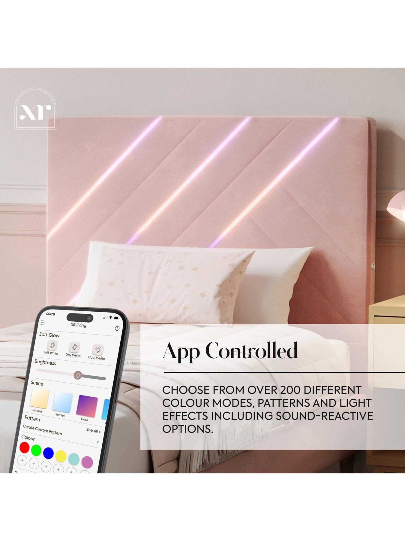 xr-living-lily-bed-frame-with-app-control-lightsback