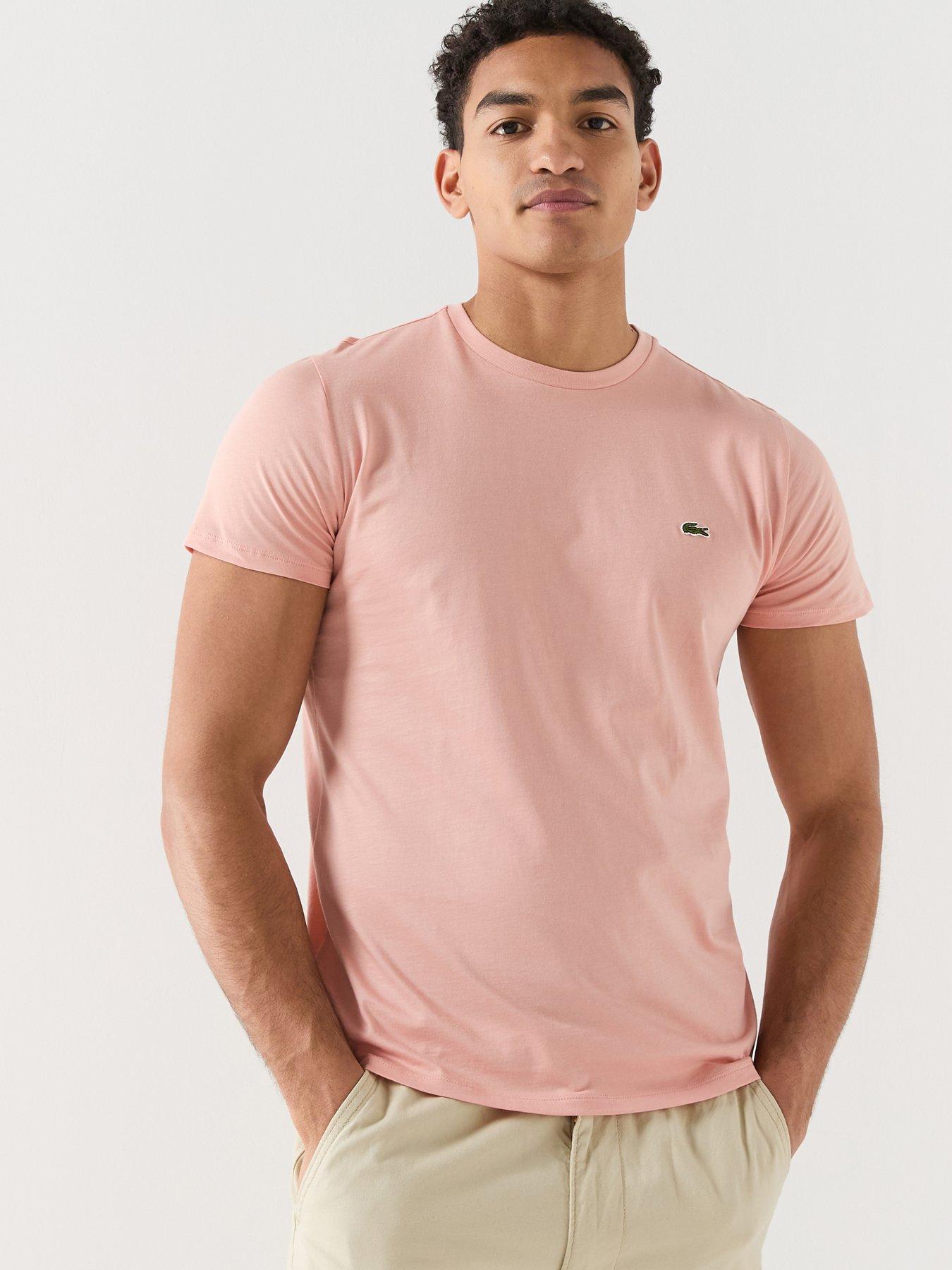 Lacoste Pima Cotton Short Sleeve T-Shirt- Pink