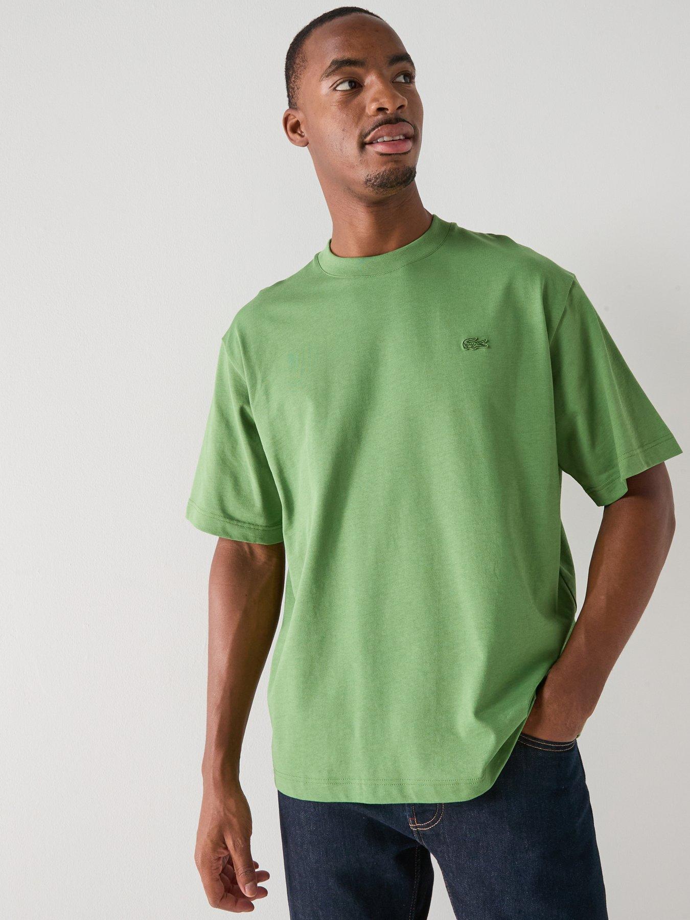 Lacoste Loose Fit Heavy Cotton Jersey T-Shirt - Green
