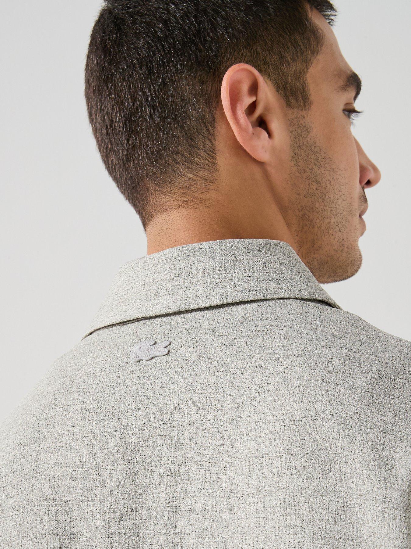 lacoste-short-length-marbled-jacket-greyoutfit