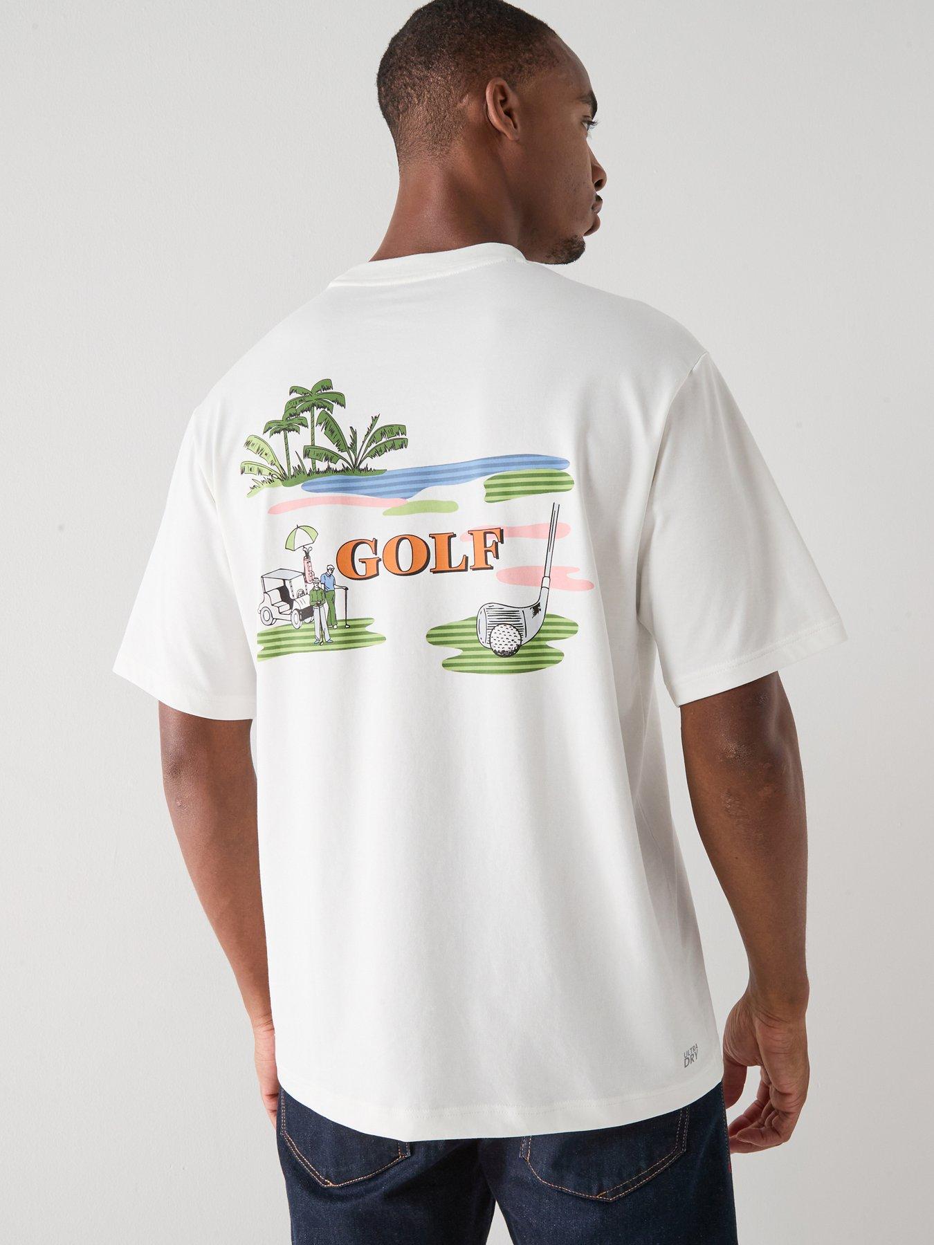 Lacoste Classic Fit Ultra-Dry Jersey Golf T-Shirt - White
