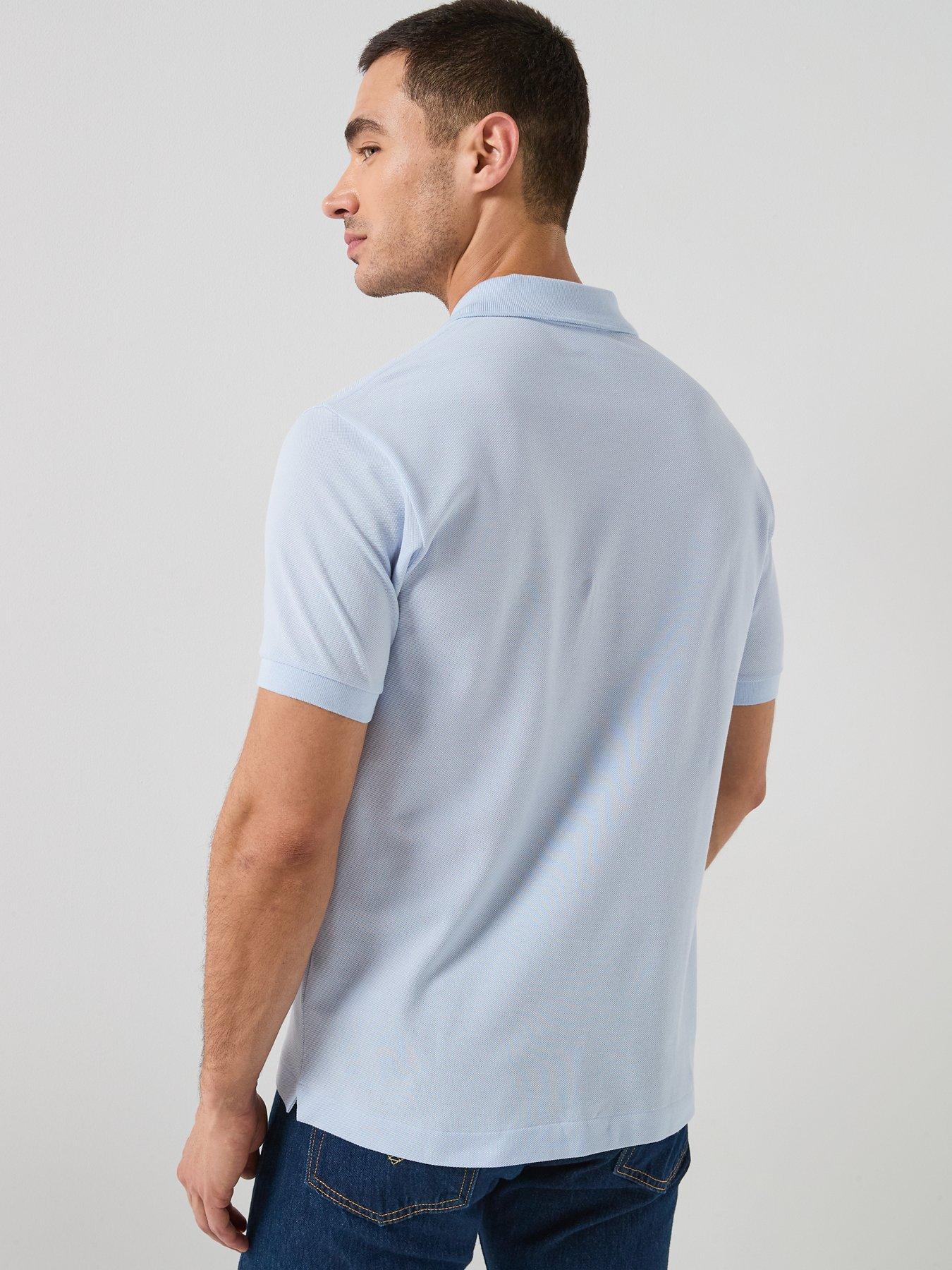 lacoste-classic-fit-l1212-polo-shirt-bluestillFront