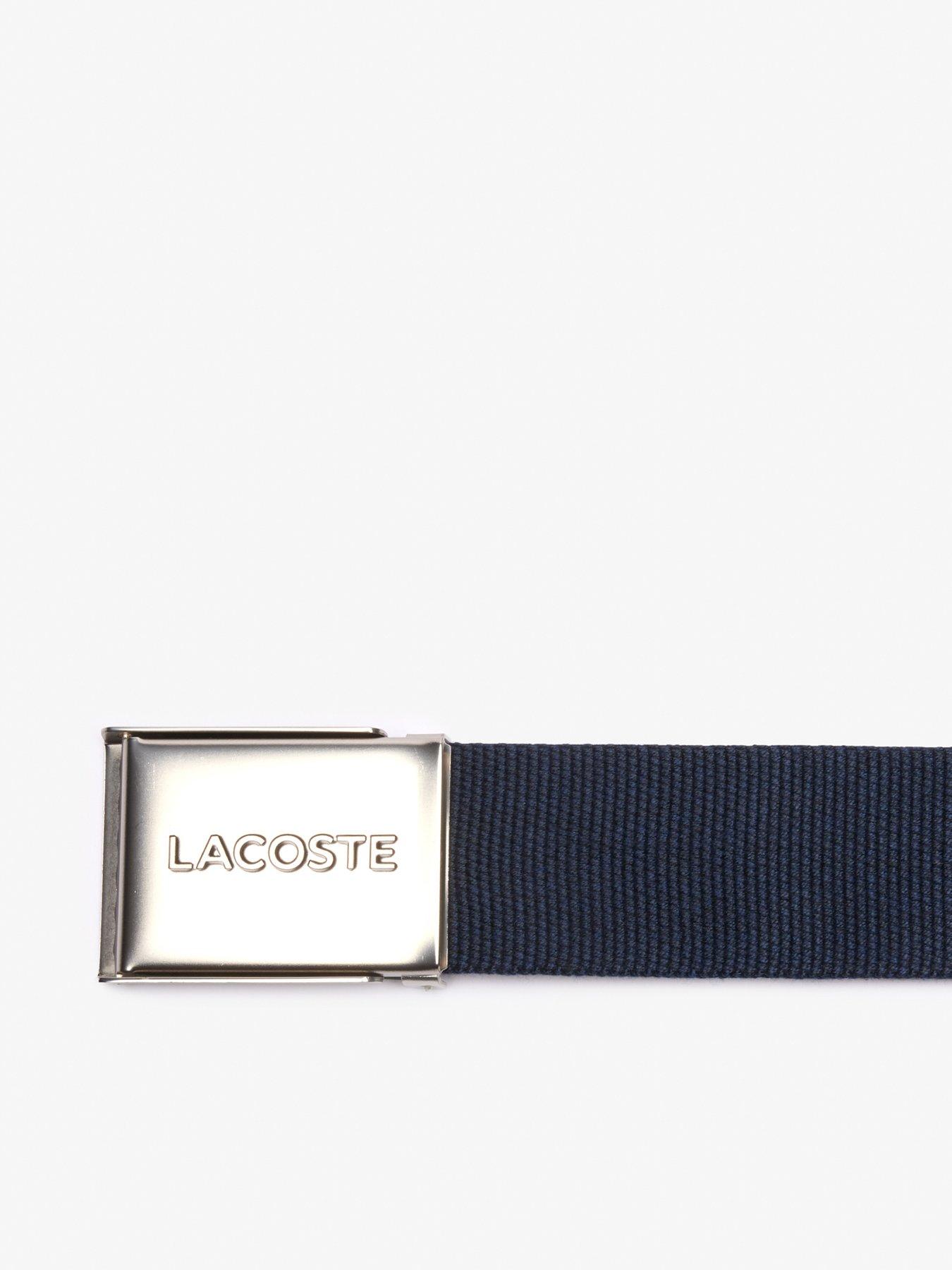 Image 3 of 3 of Lacoste L.12.12 Concept Woven Belt - Navy