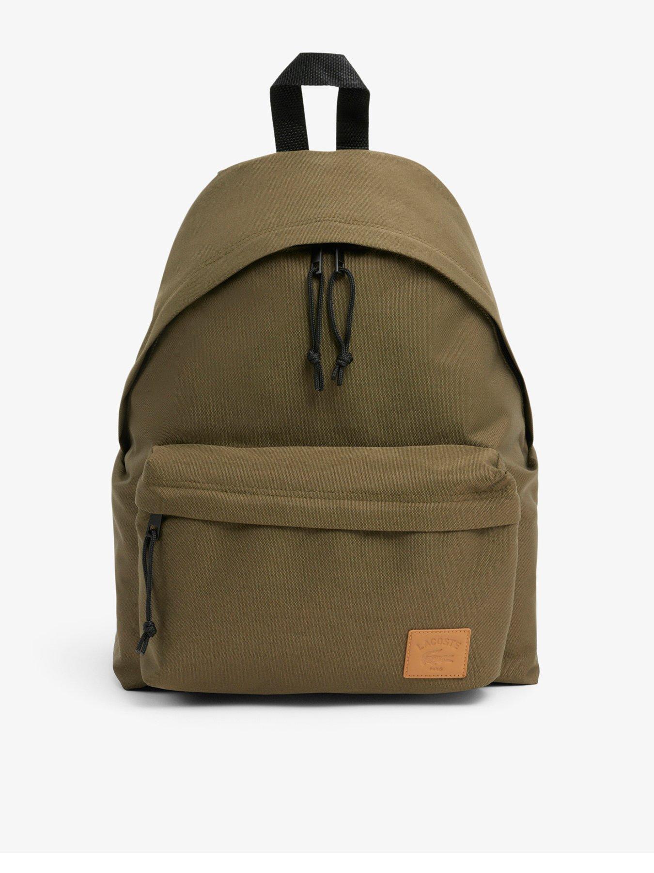 Lacoste Canvas Backpack - Khaki