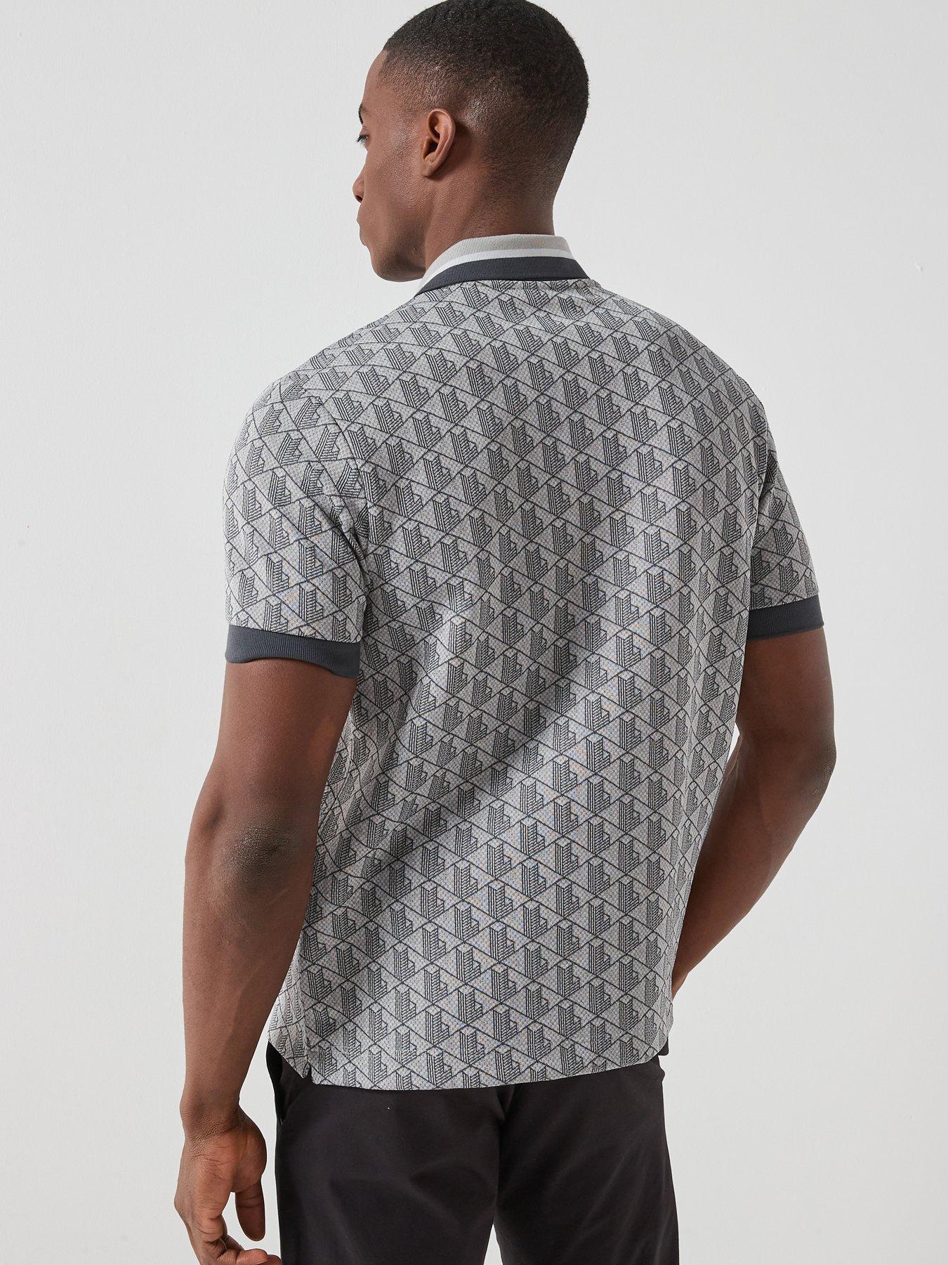 lacoste-classic-fit-monogram-jacquard-polo-shirt-navystillFront