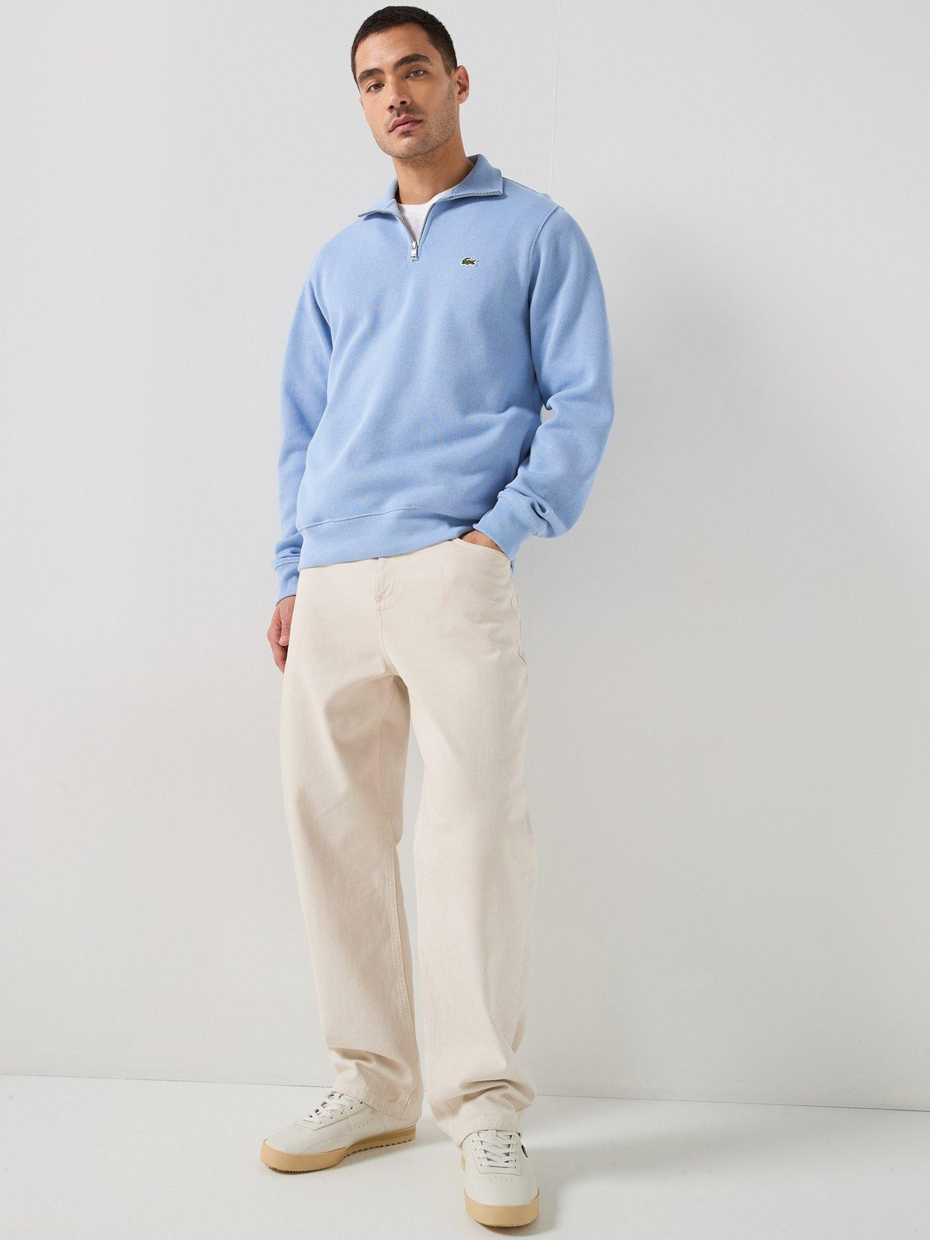 lacoste-classic-fit-quarter-zip-sweatshirt-blueback