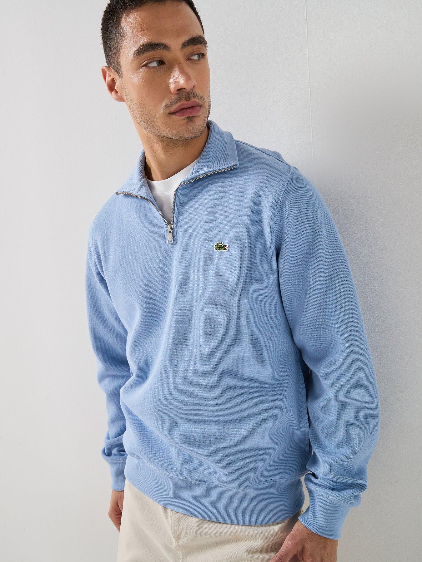 lacoste-classic-fit-quarter-zip-sweatshirt-blueoutfit