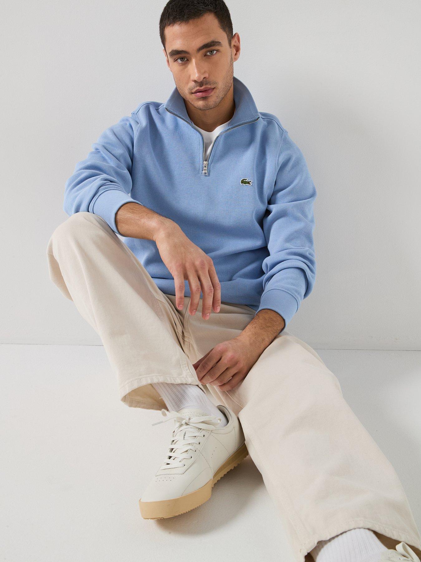 lacoste-classic-fit-quarter-zip-sweatshirt-bluedetail