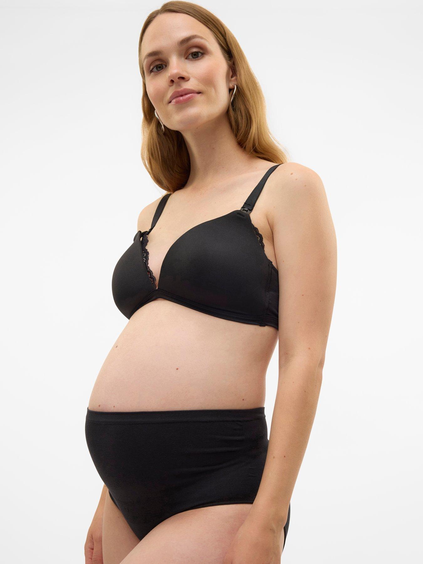 Image 2 of 5 of Mamalicious Mlamour Nursing Bra - Black