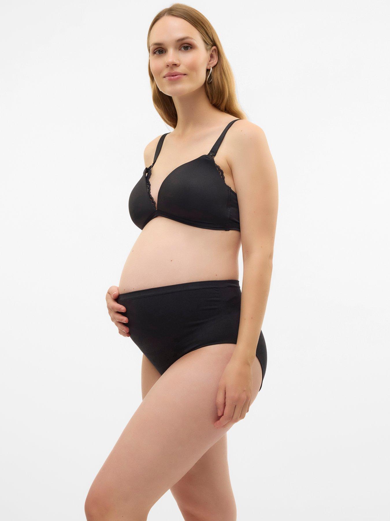 Image 4 of 5 of Mamalicious Mlamour Nursing Bra - Black