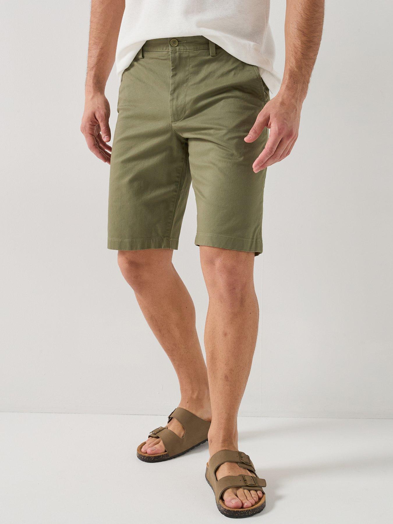 Lacoste Slim Fit Stretch Cotton Chino Bermuda Shorts - Khaki