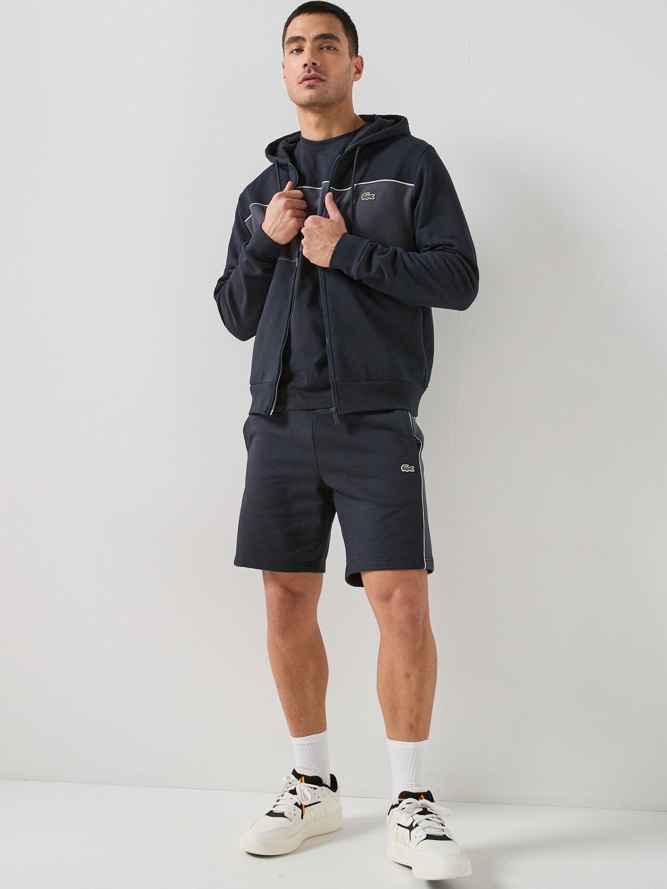 lacoste-regular-fit-colorblock-fleece-shorts-blackdetail